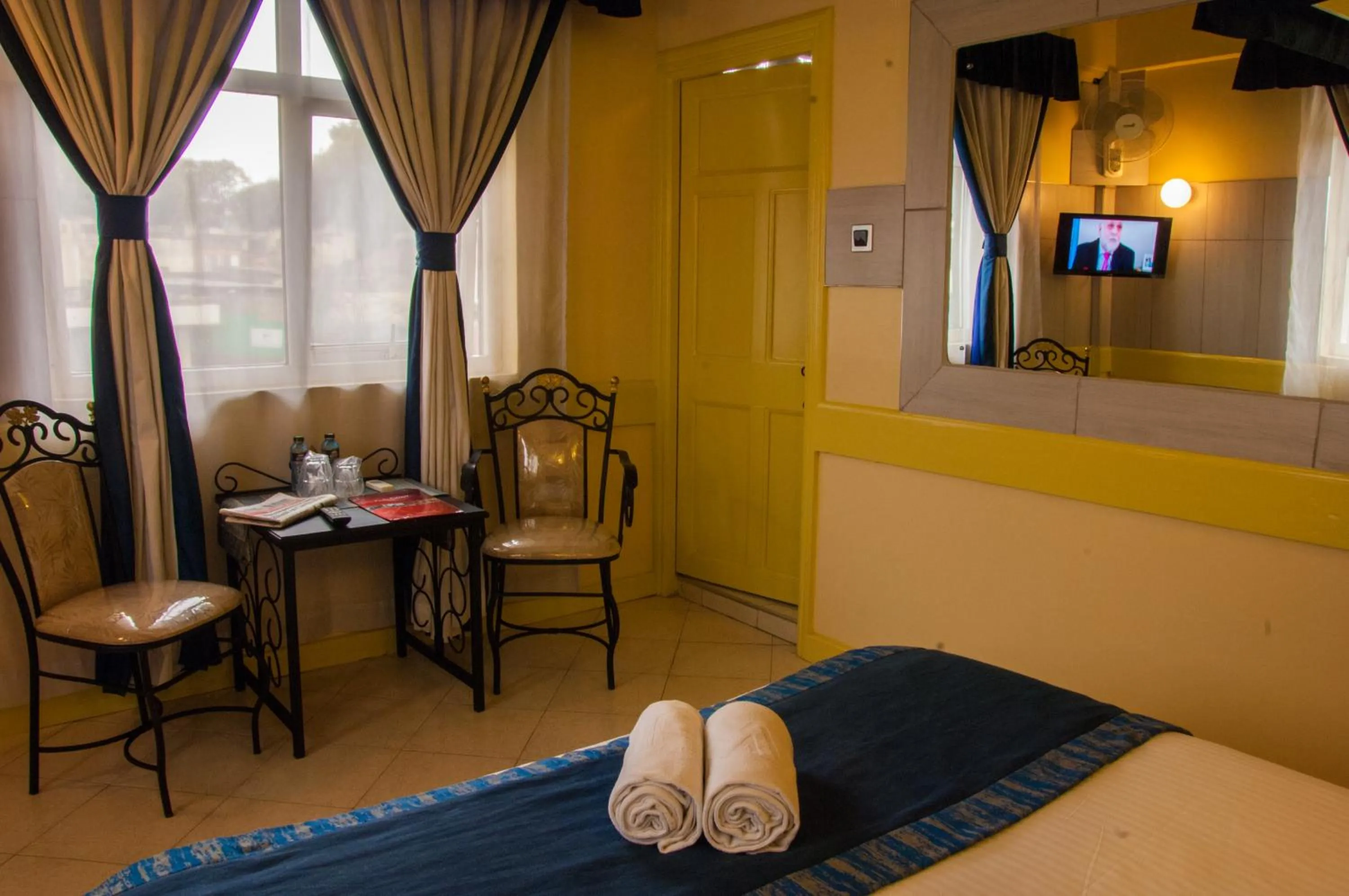 Bed in Kahama Hotel Nairobi