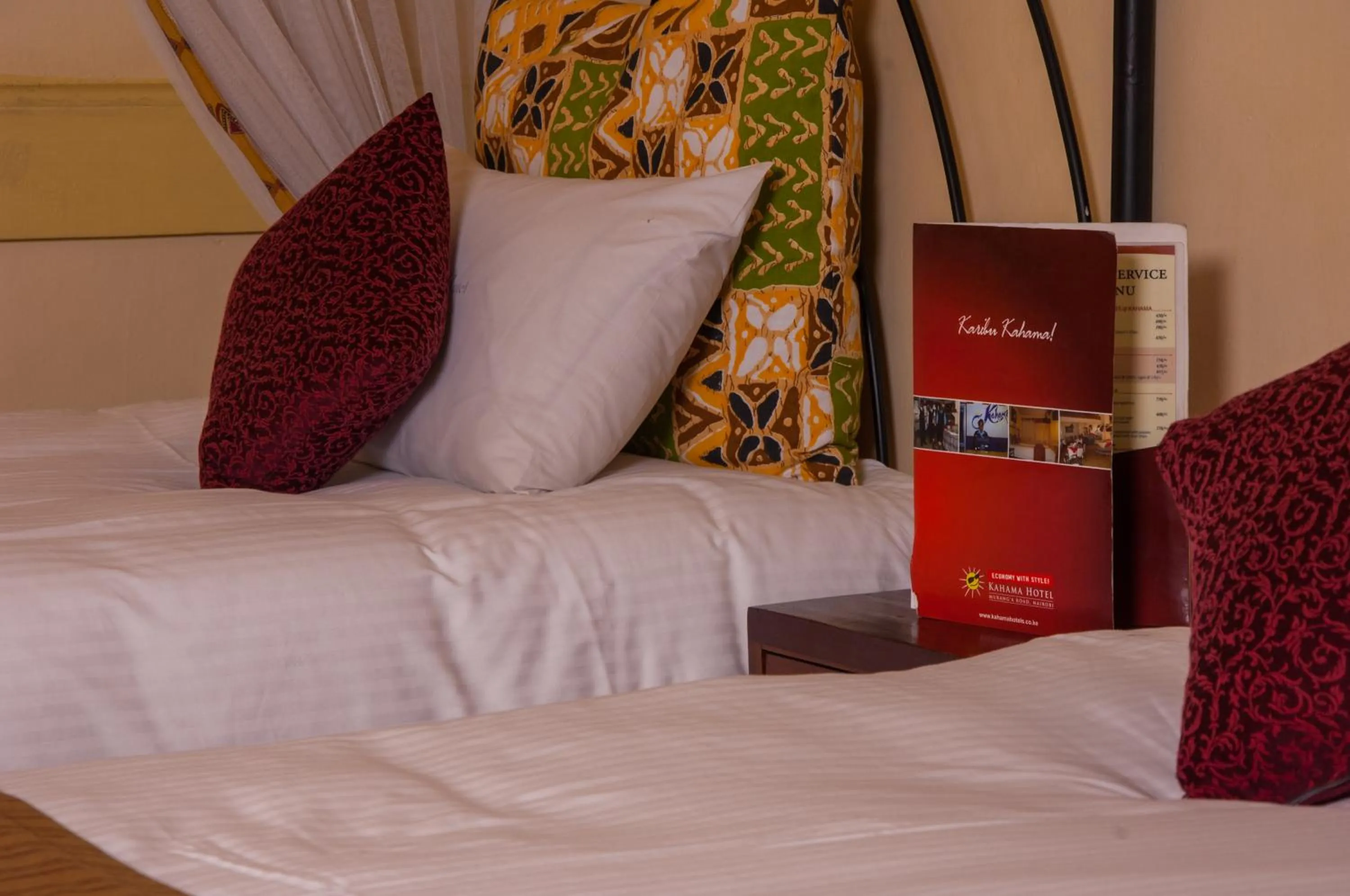 Bed in Kahama Hotel Nairobi