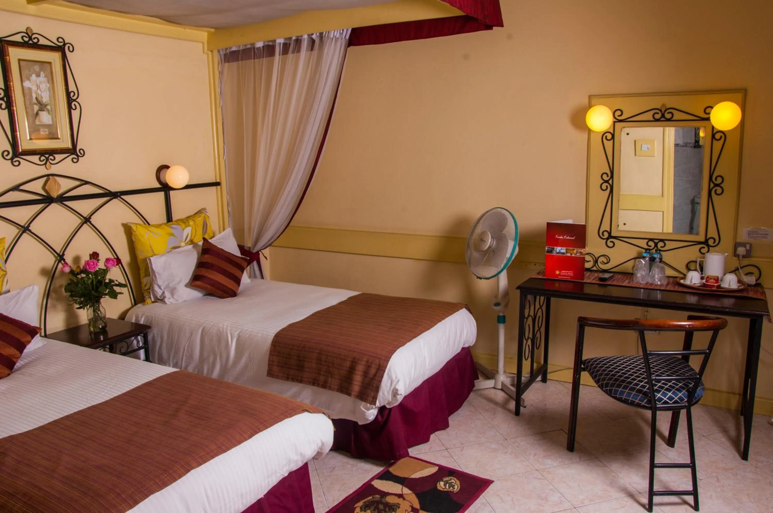 Bed in Kahama Hotel Nairobi