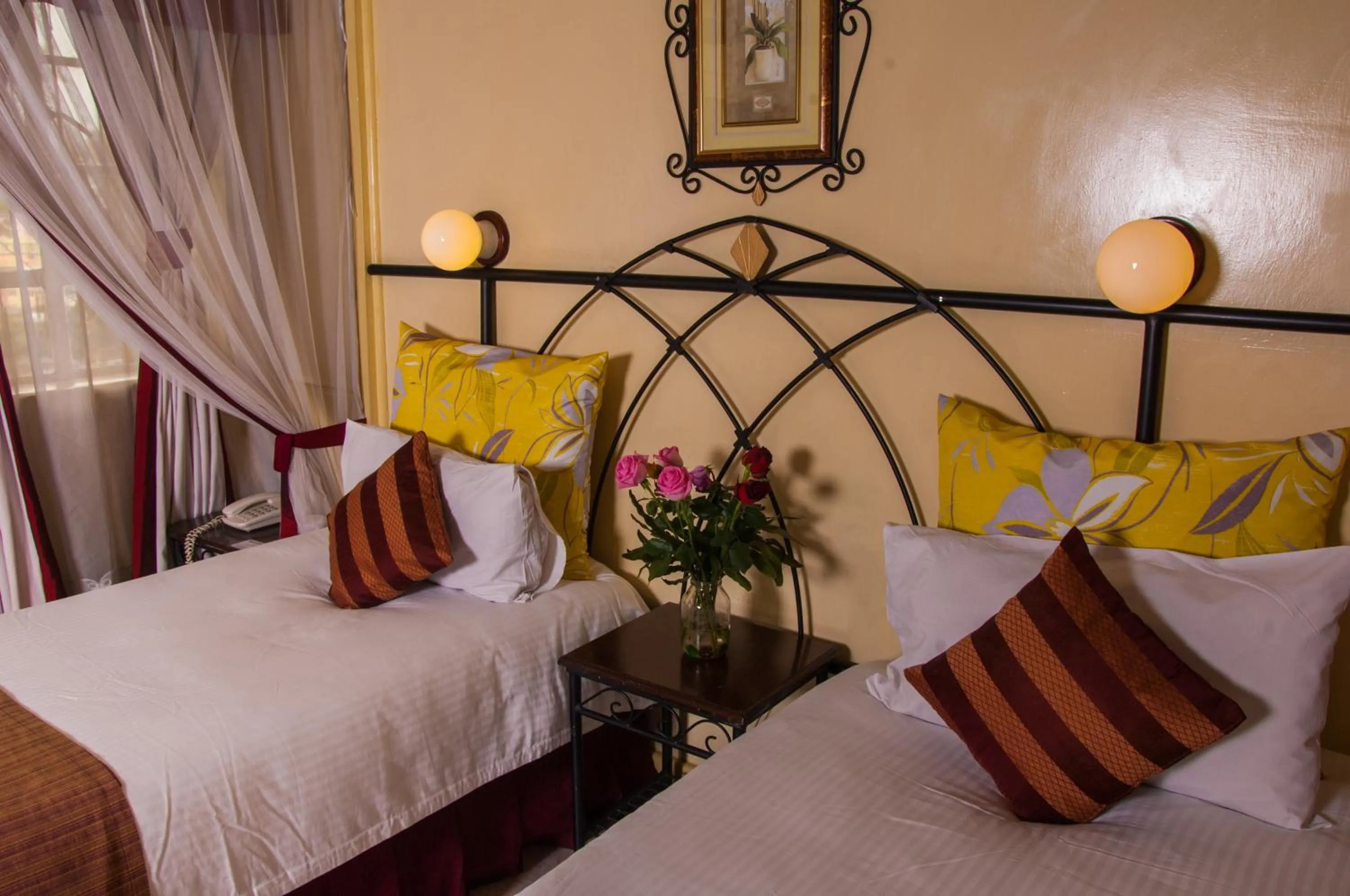 Bed in Kahama Hotel Nairobi