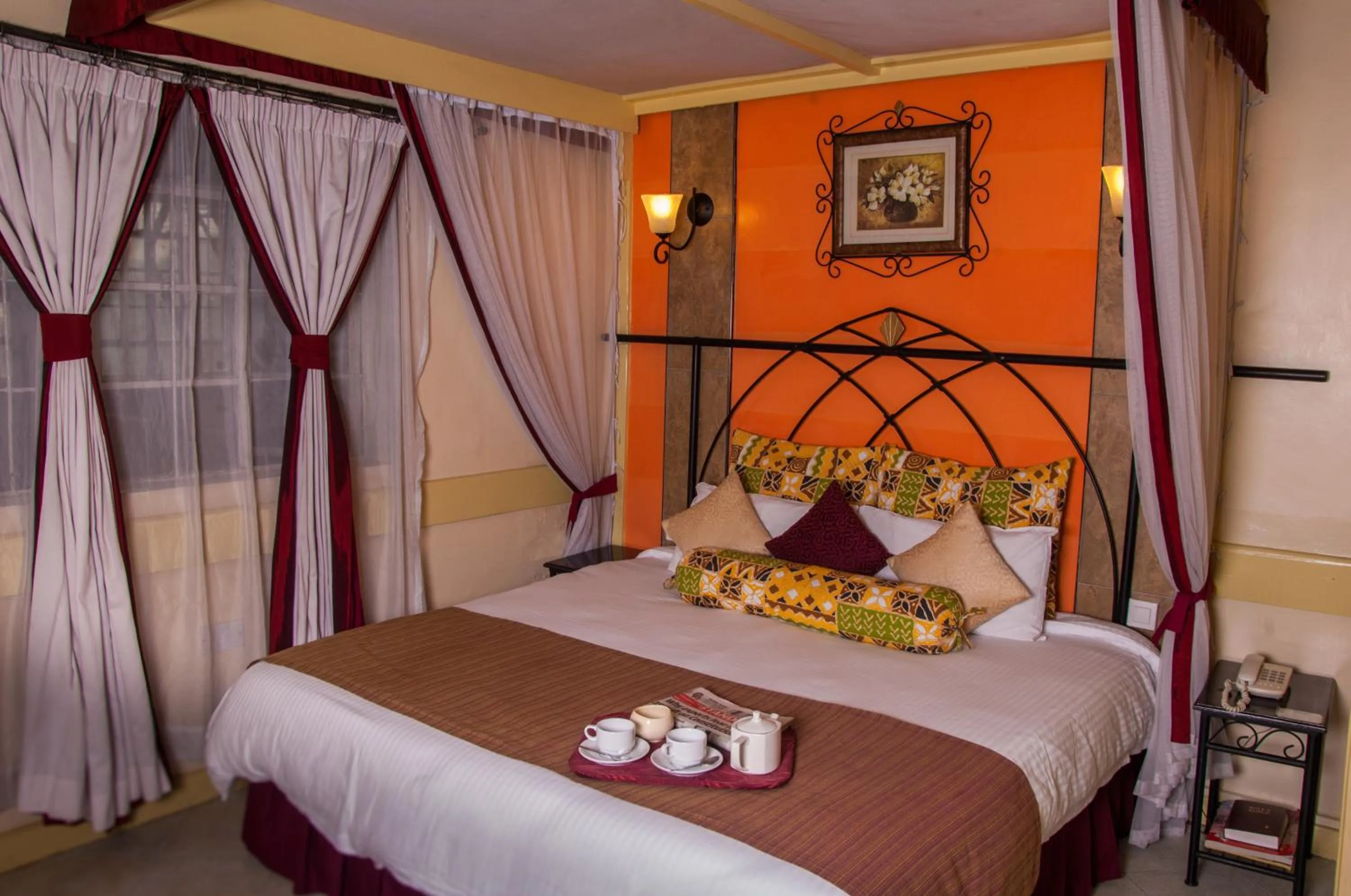 Bed in Kahama Hotel Nairobi