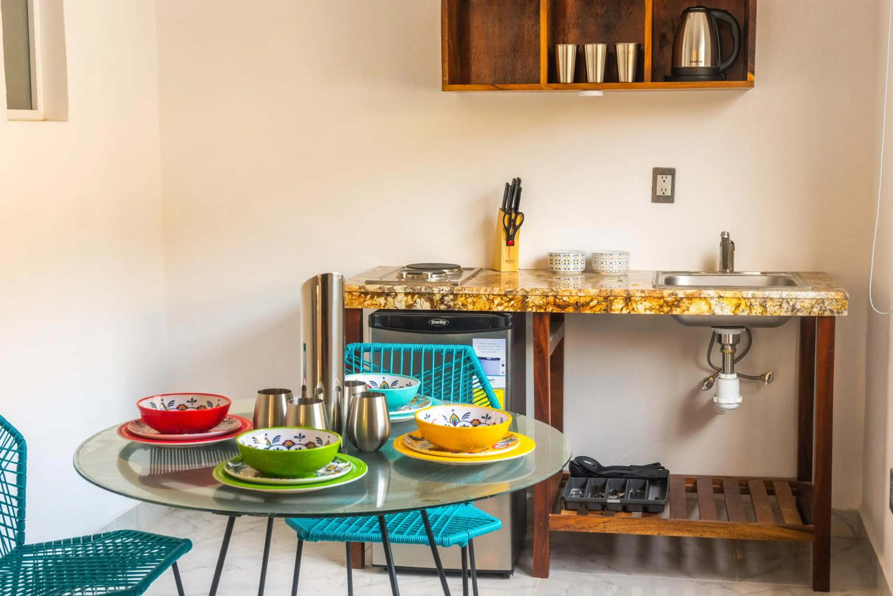 Kitchen or kitchenette in La Casa Blanca