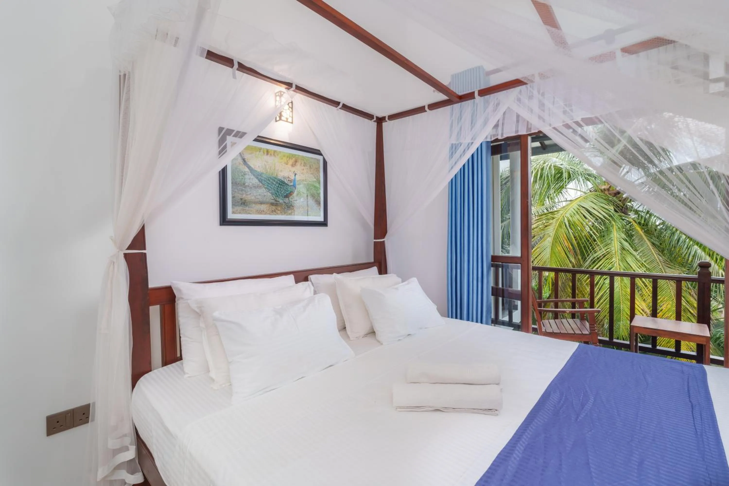Bedroom, Bed in Olu Ayurveda Beach Resort
