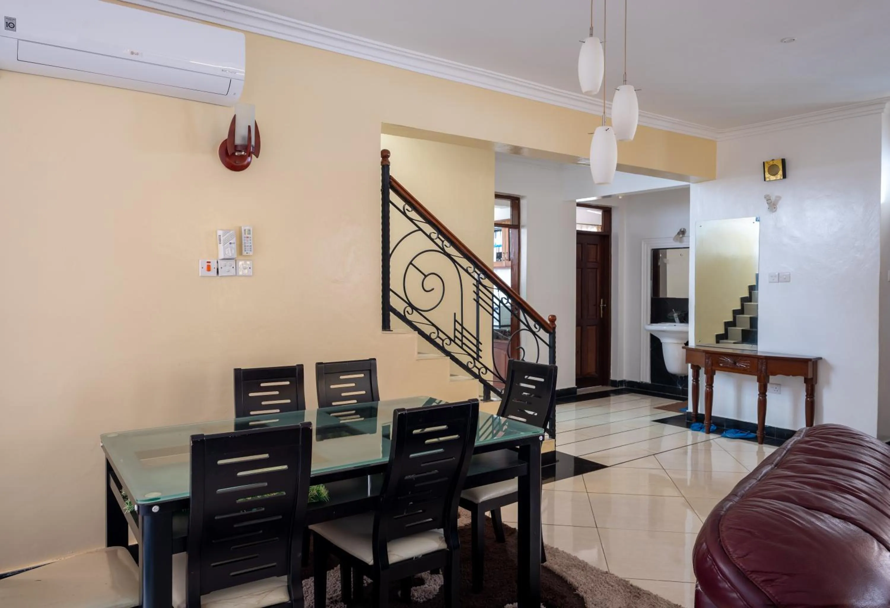 Dining area in Nyali Villa
