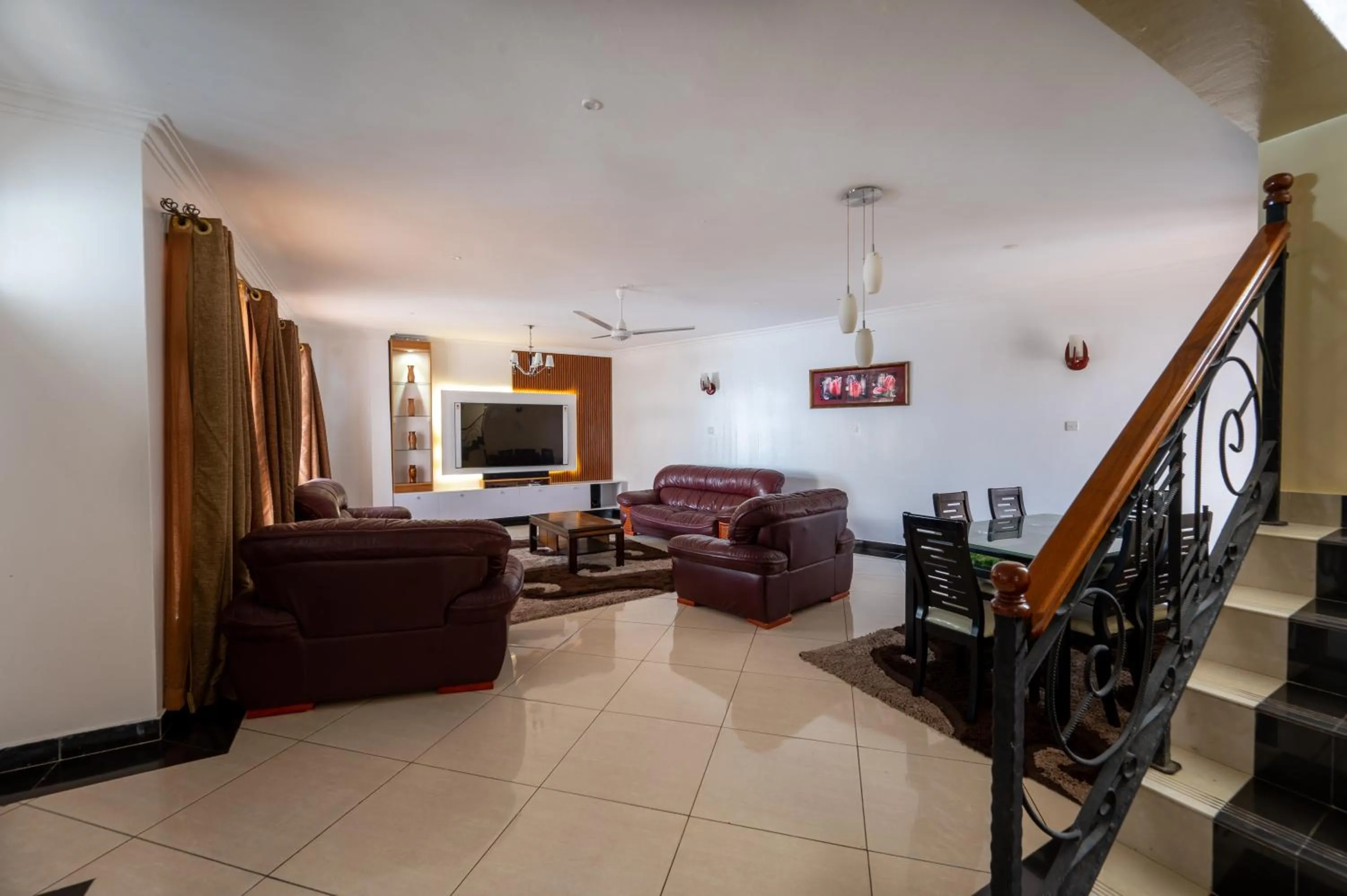 Seating area in Nyali Villa