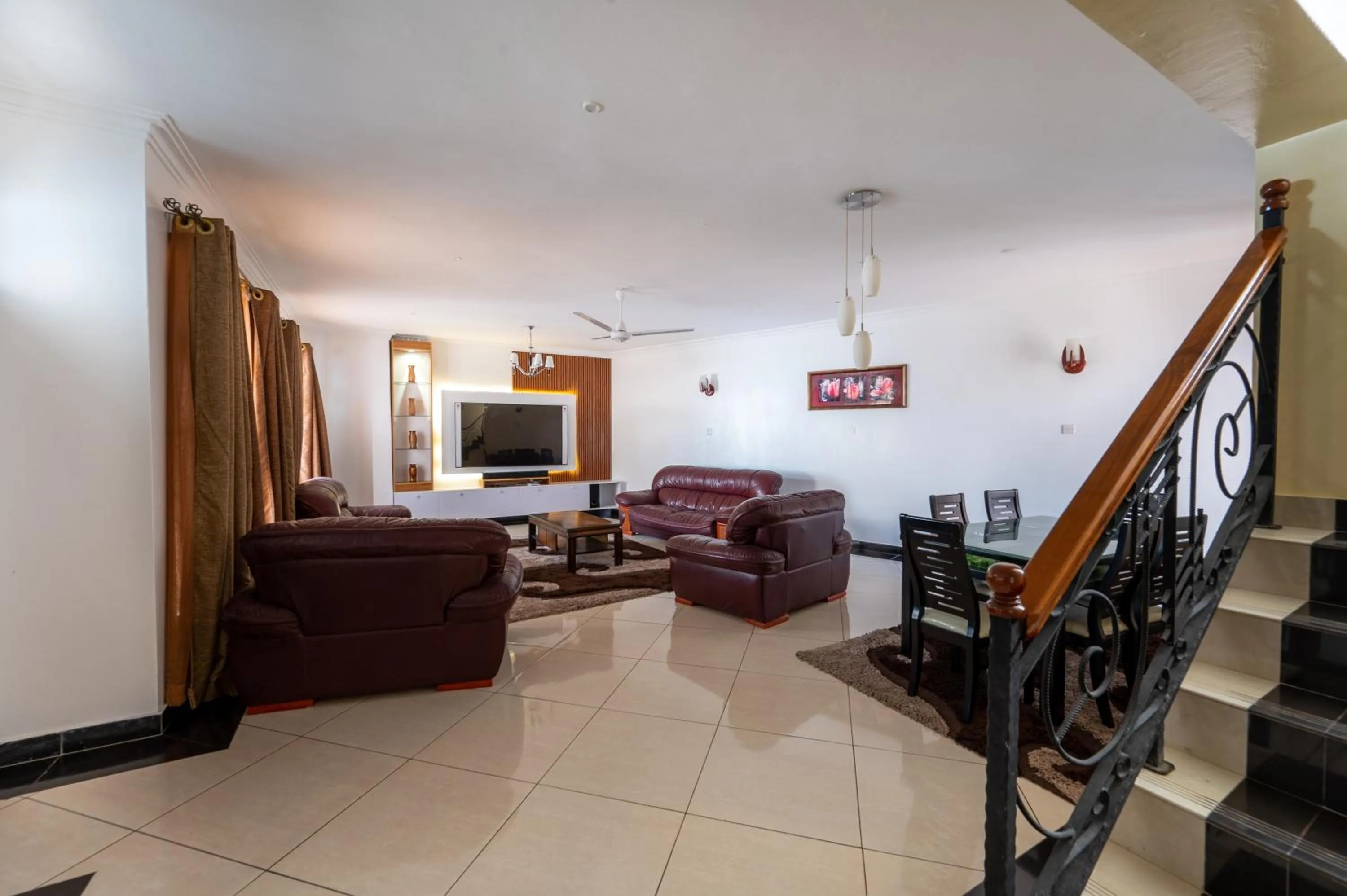 Seating area in Nyali Villa