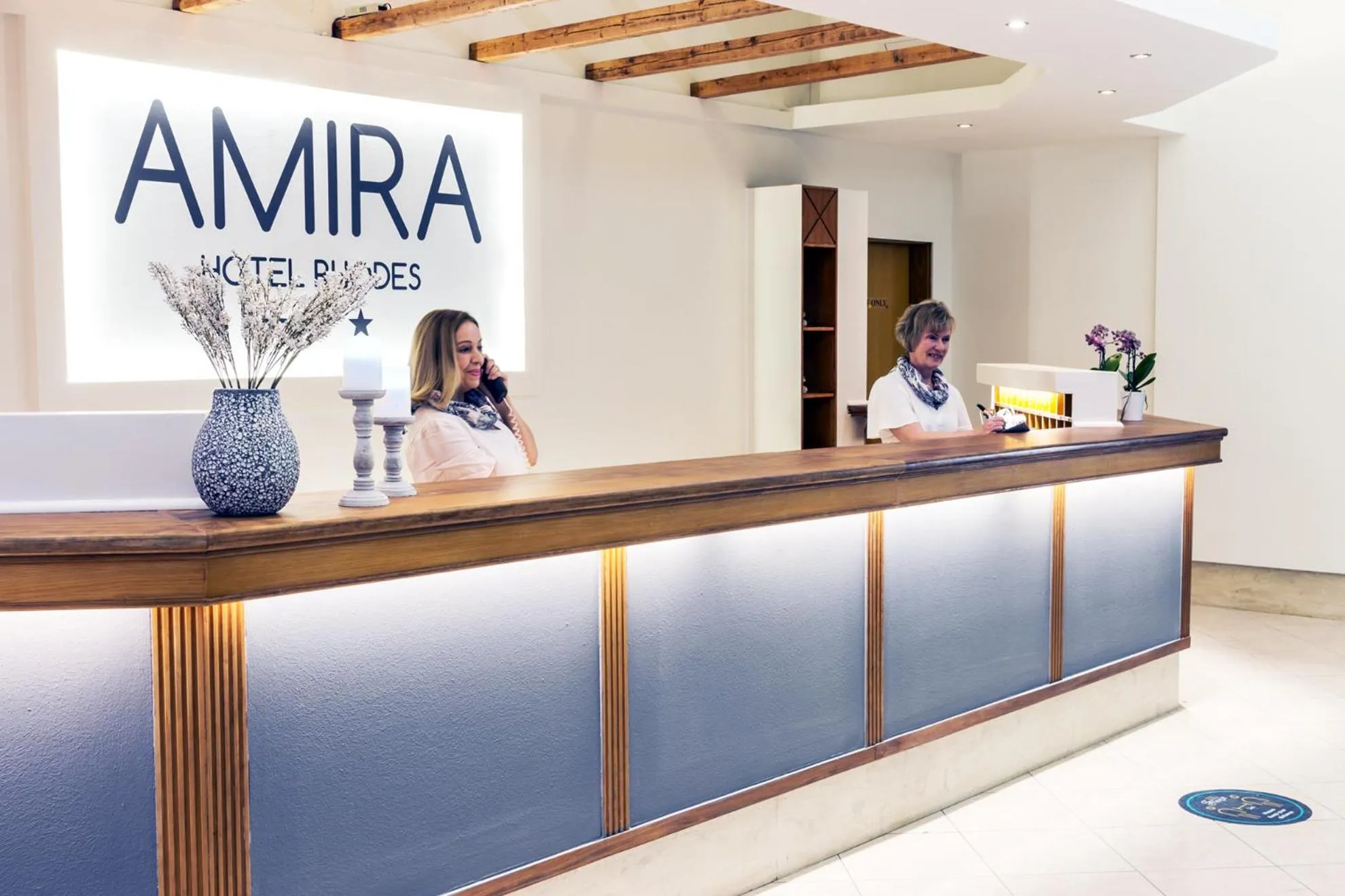 Lobby or reception in Amira Hotel Rhodes