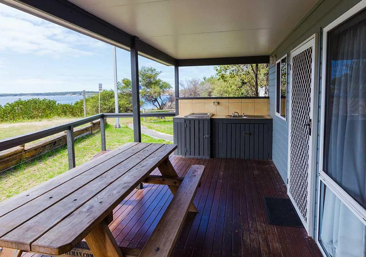 Patio in NRMA Shellharbour Beachside Holiday Park