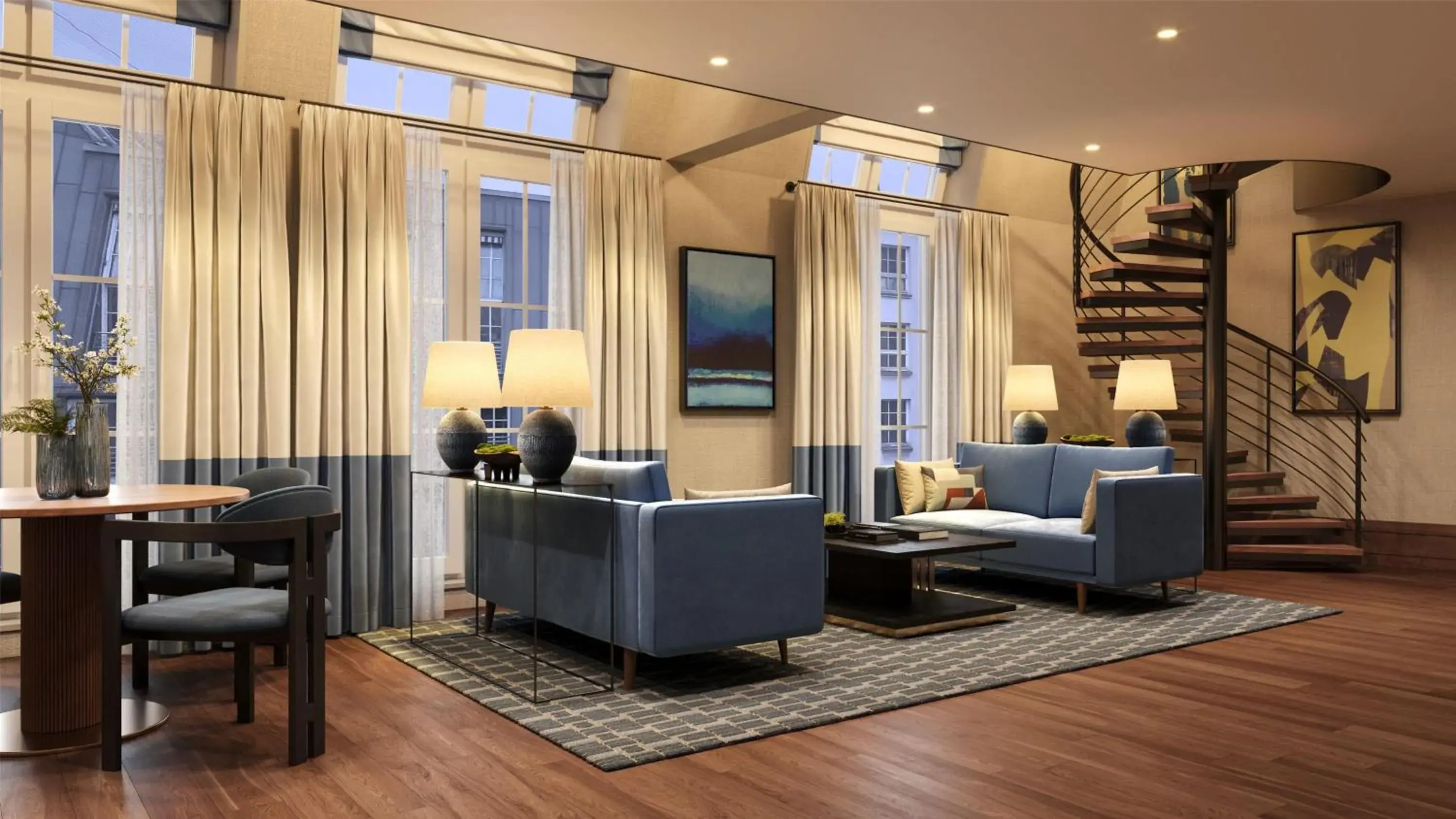 Living room in Conrad Hamburg Living room in Conrad Hamburg