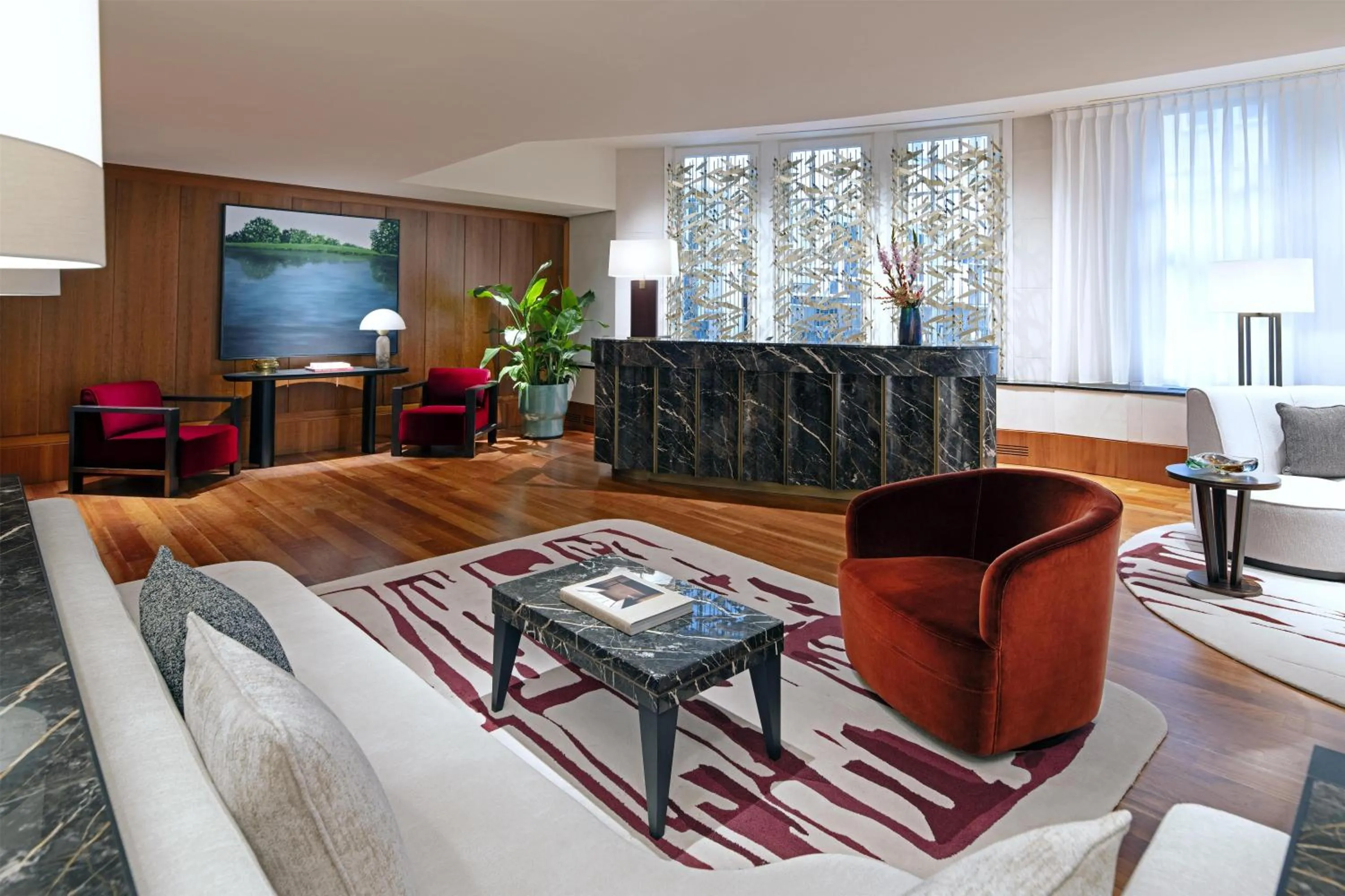 Lobby or reception in Conrad Hamburg