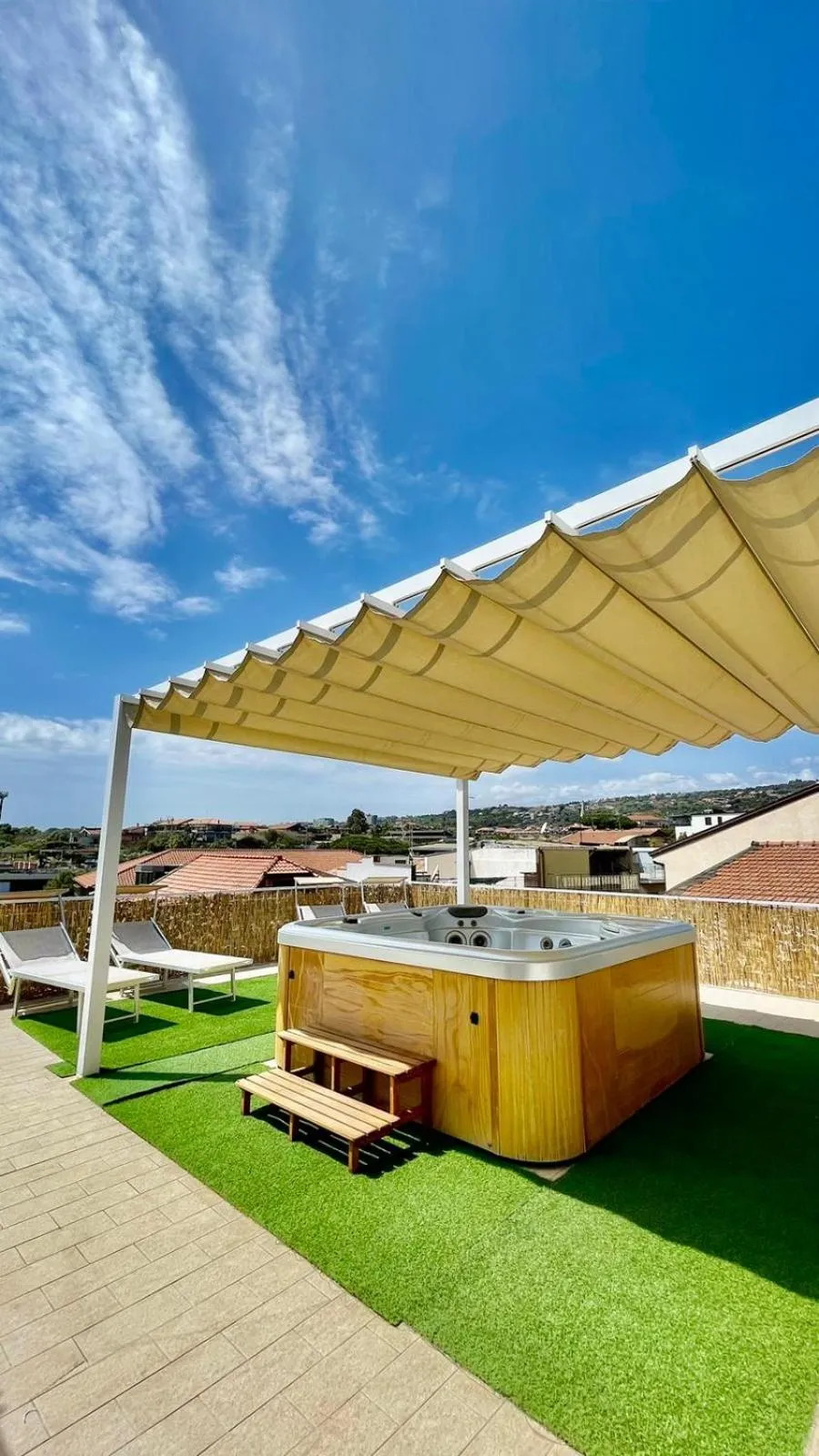 Balcony/Terrace in Oasi Perla Del Mare Rooms