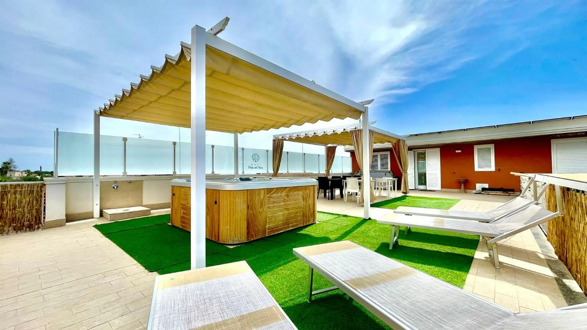 Balcony/Terrace in Oasi Perla Del Mare Rooms