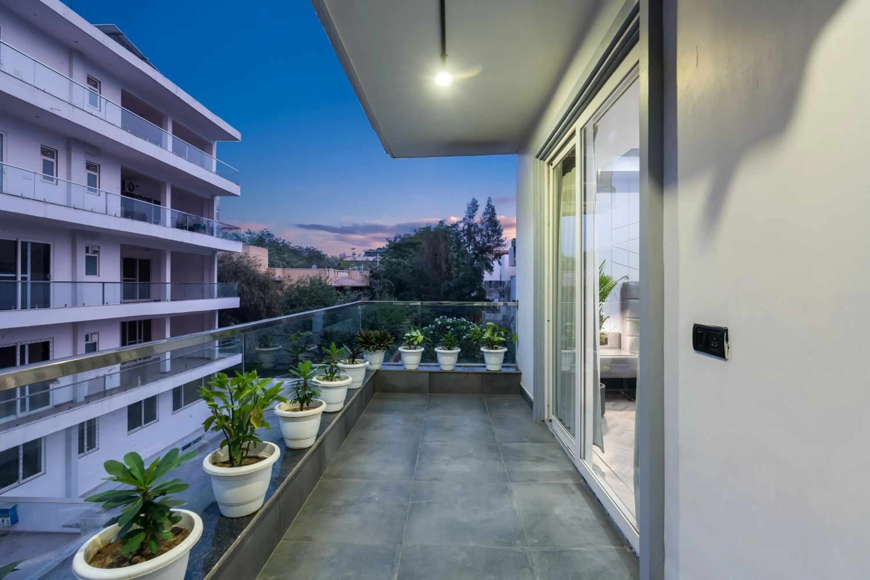 Balcony/Terrace in BedChambers Serviced Apartments, MG ROAD