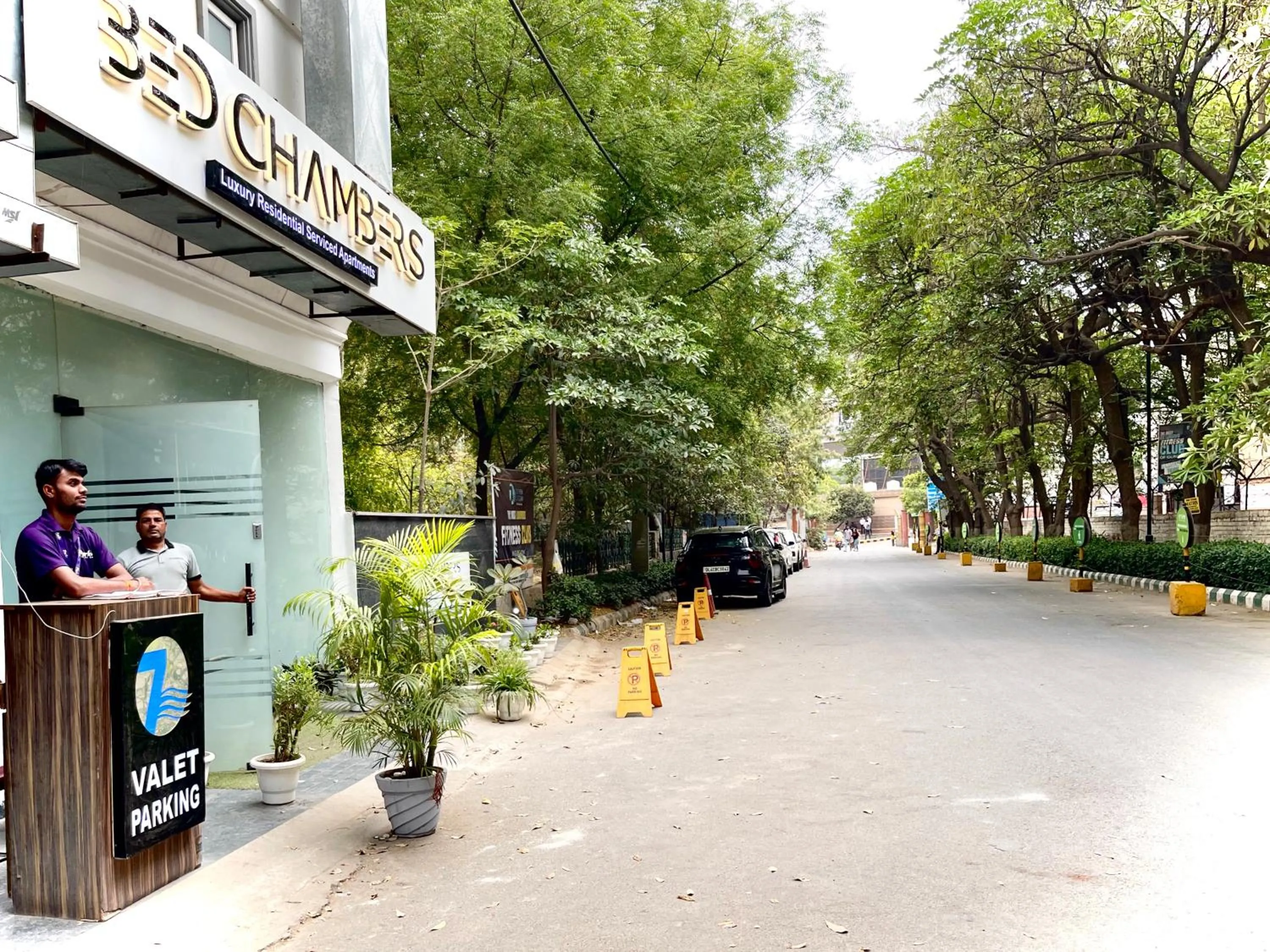 Property building in BedChambers Serviced Apartments, MG ROAD