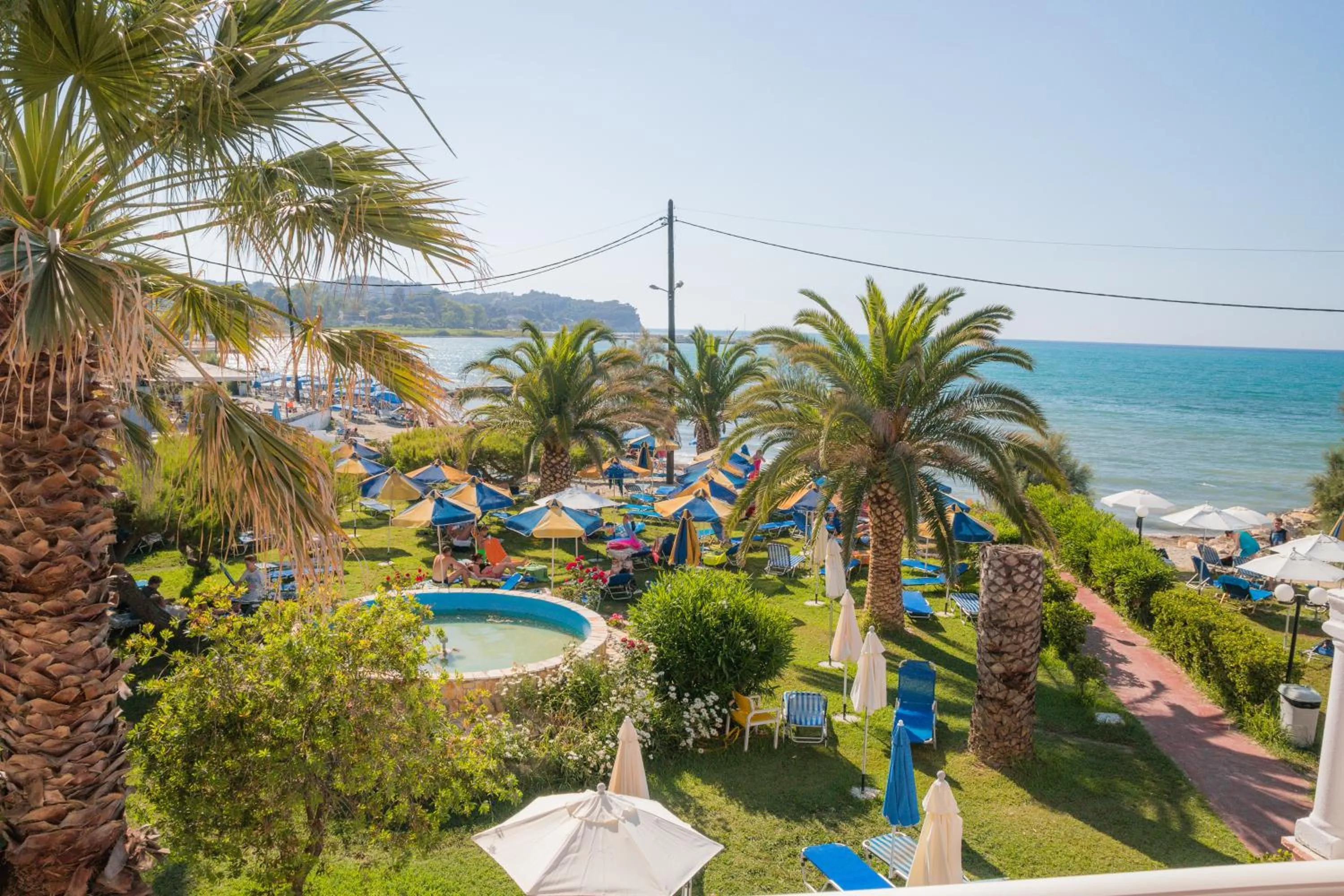 Sea view in Angela Beach Hotel & Apts