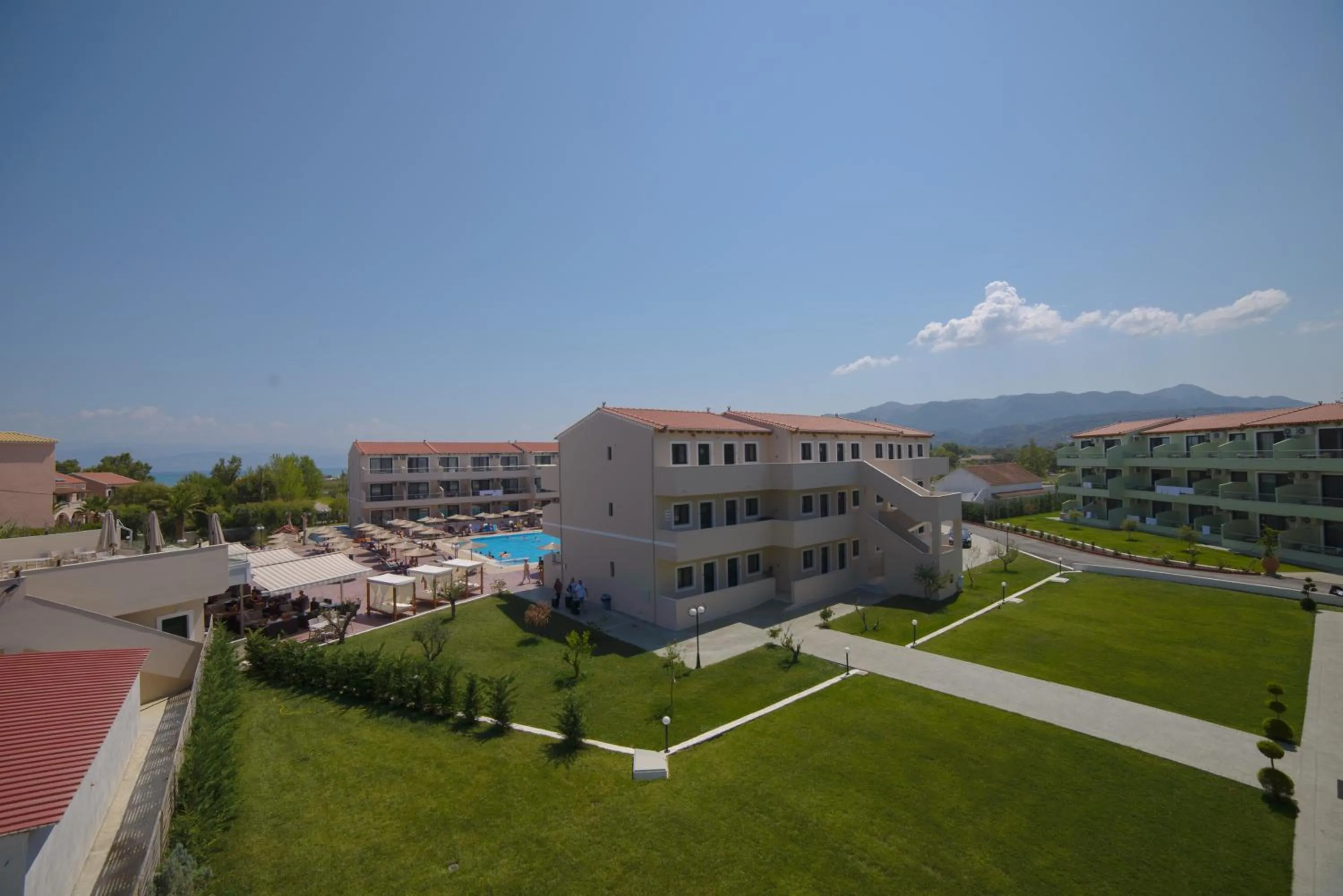 Garden view in Angela Beach Hotel & Apts