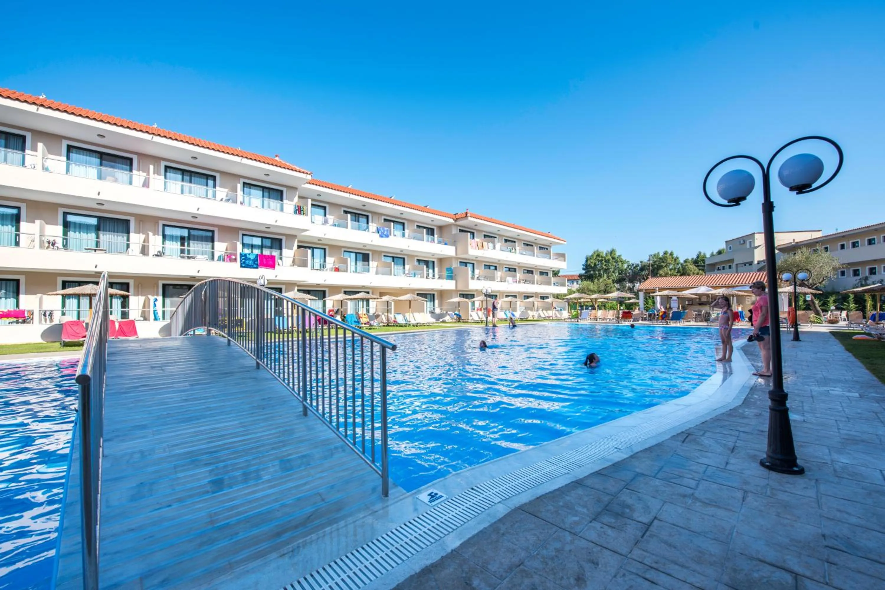 Swimming pool in Angela Beach Hotel & Apts