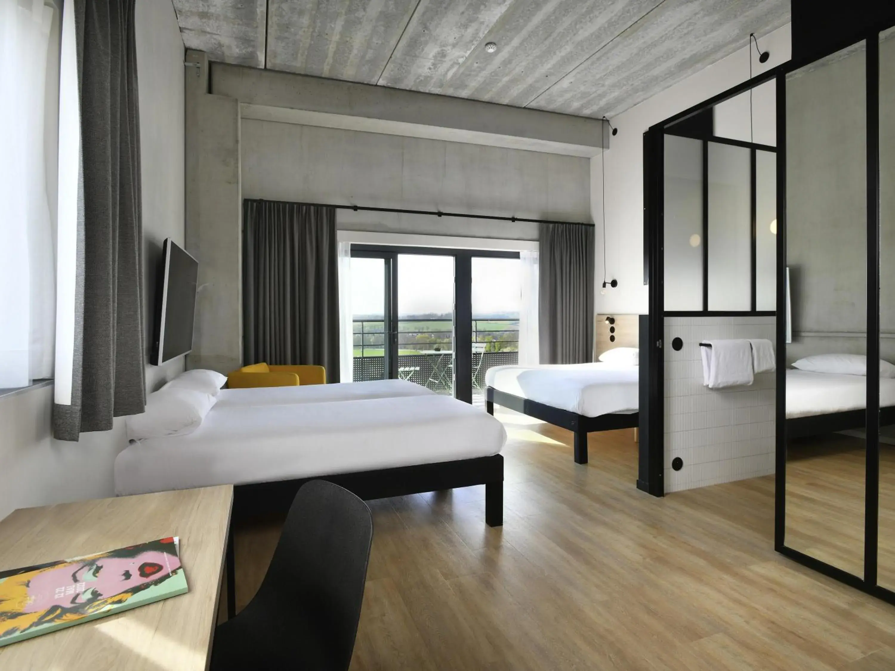 Bedroom, Bed in ibis Styles Namur Bedroom, Bed in ibis Styles Namur