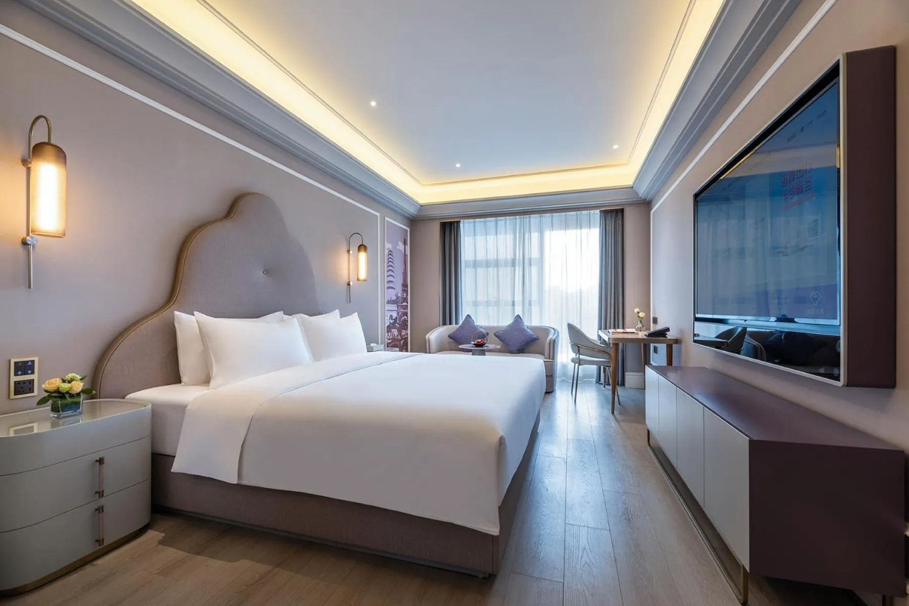 Bed in Mercure Yan'an Downtown