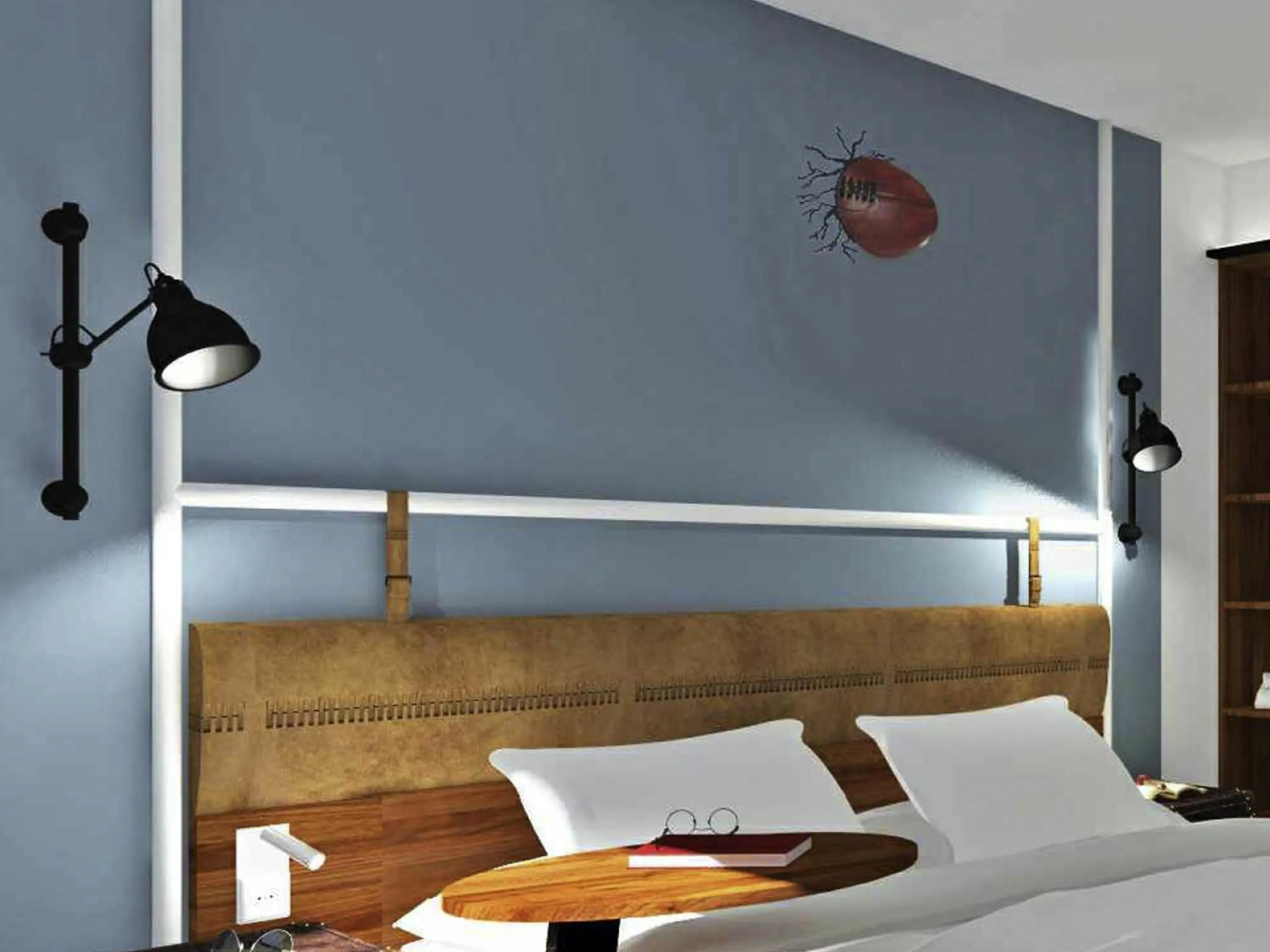 Bedroom, Bed in ibis Styles Castelnaudary