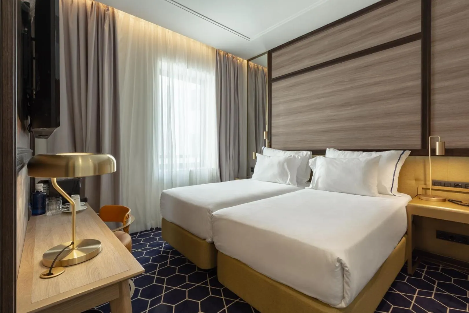 Bed in Pestana CR7 Gran Vía Madrid