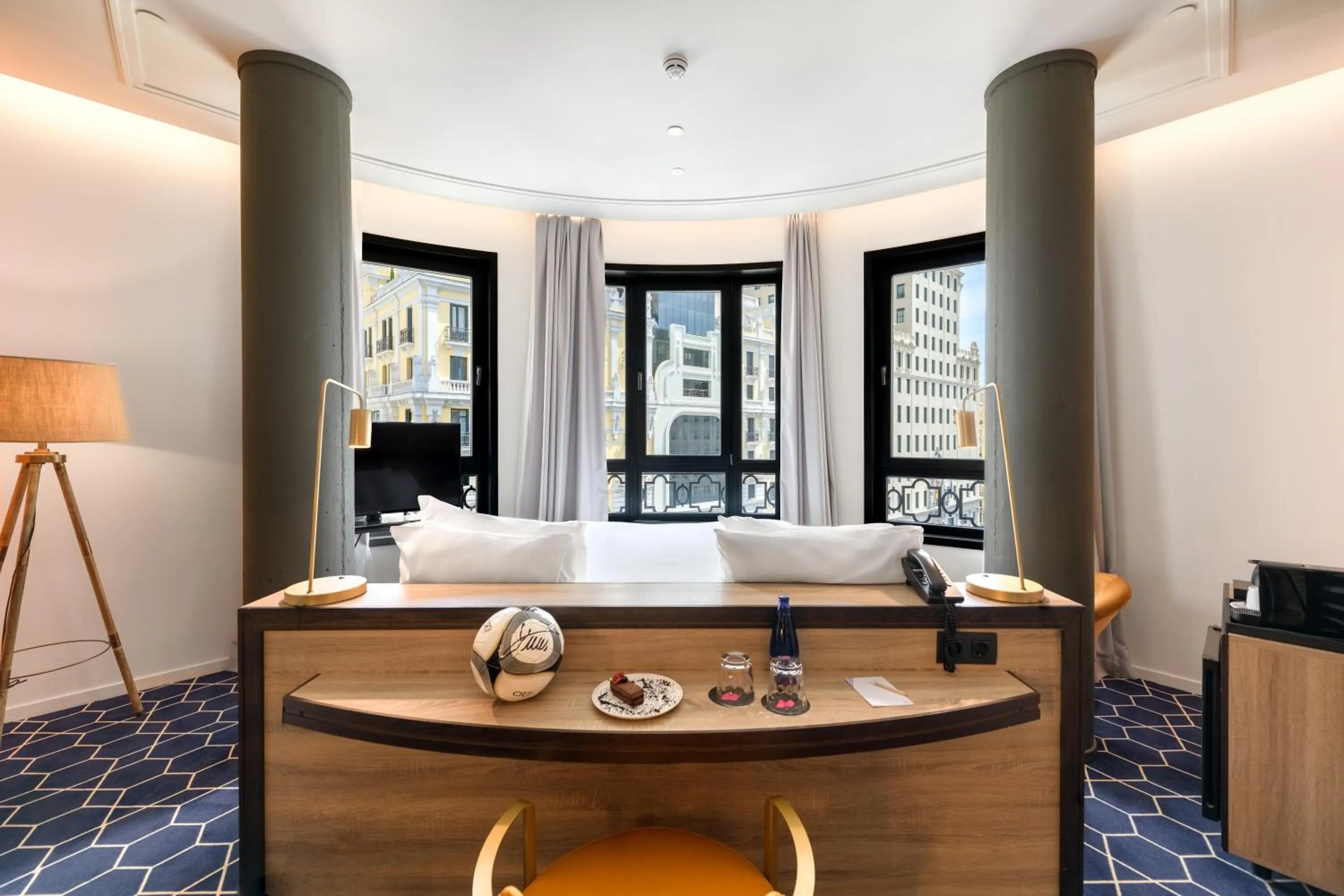 Decorative detail in Pestana CR7 Gran Vía Madrid