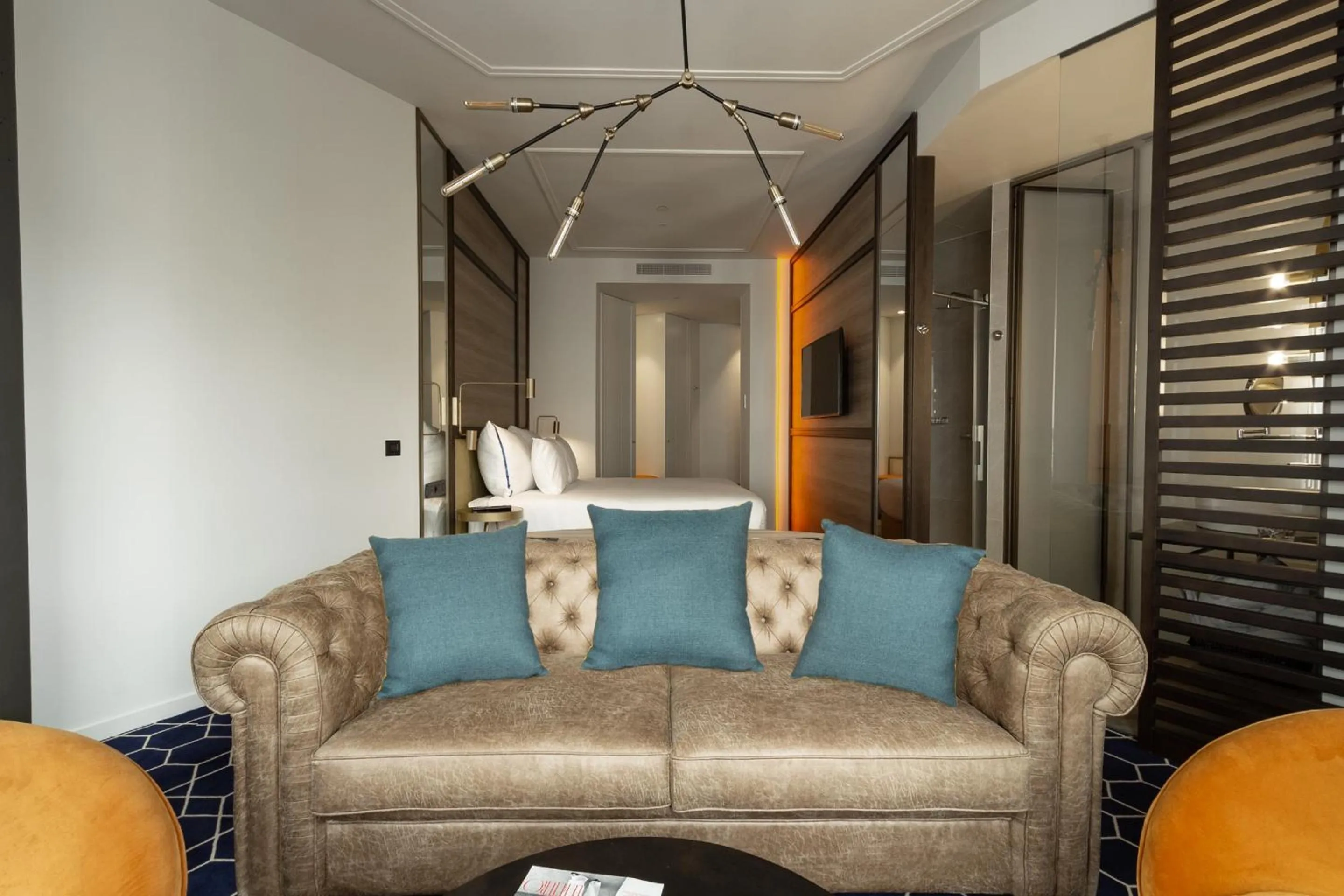 Photo of the whole room in Pestana CR7 Gran Vía Madrid