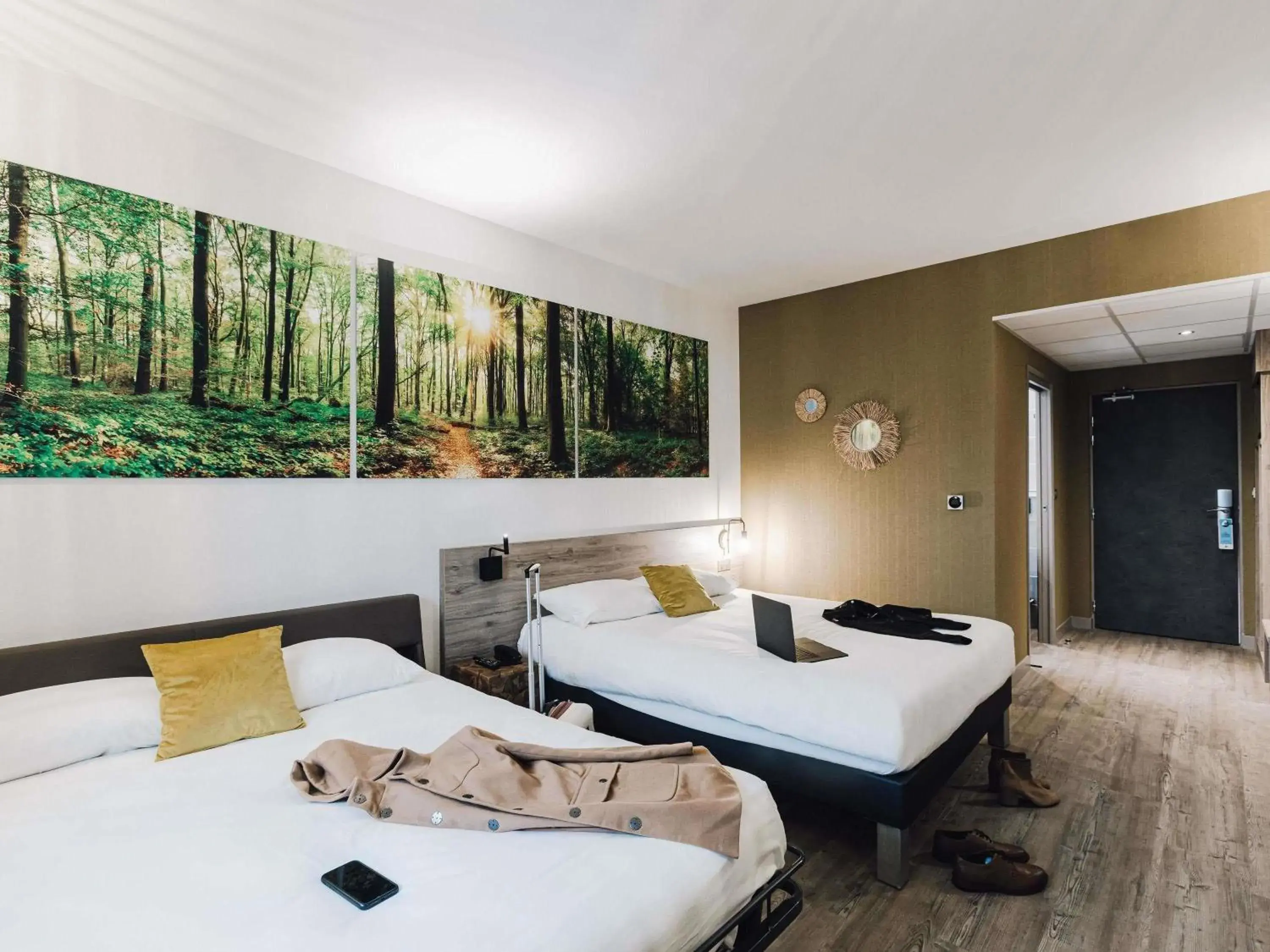 Bedroom, Bed in ibis Styles Contres-Cheverny Bedroom, Bed in ibis Styles Contres-Cheverny