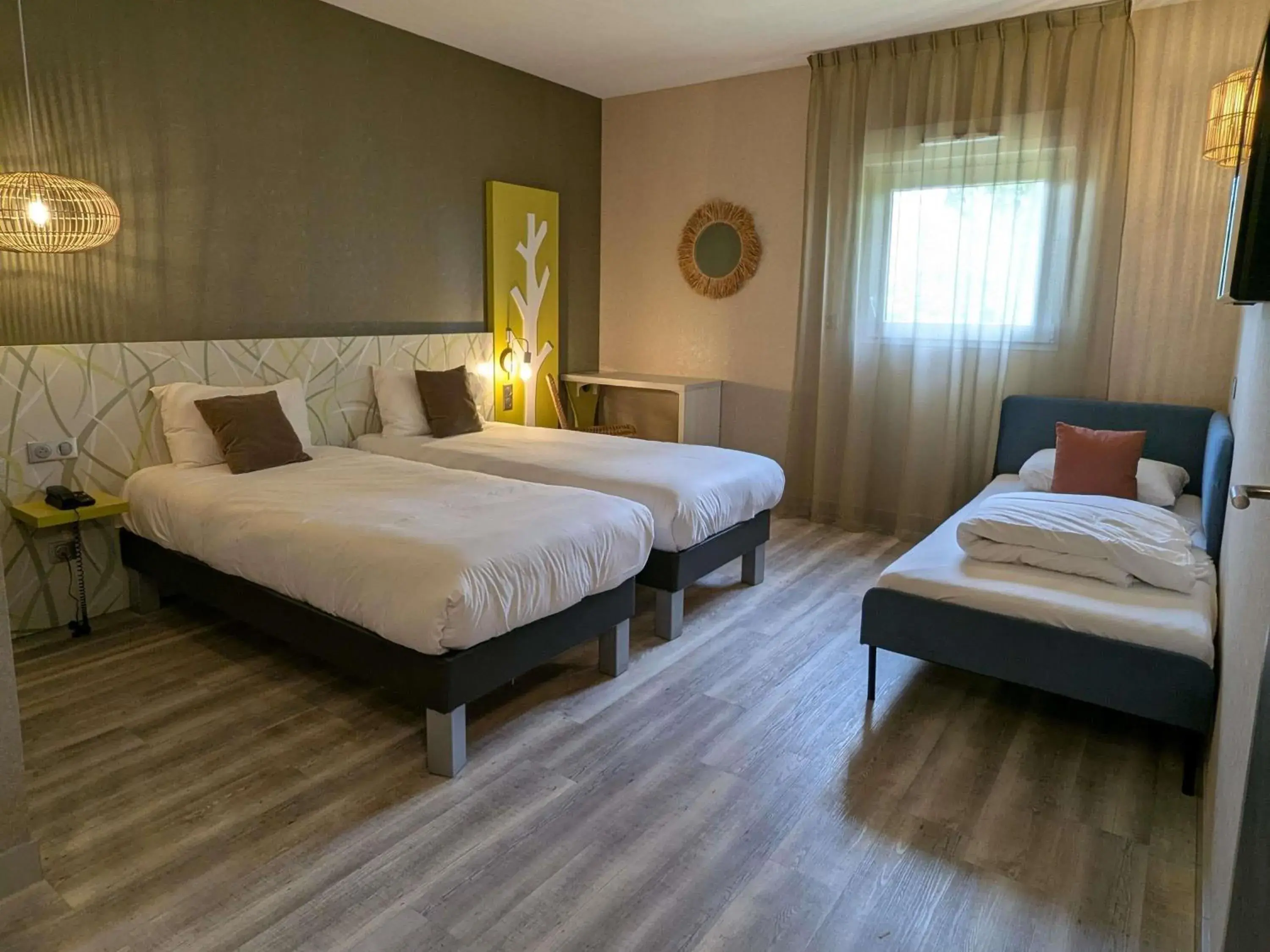 Bedroom, Bed in ibis Styles Contres-Cheverny Bedroom, Bed in ibis Styles Contres-Cheverny