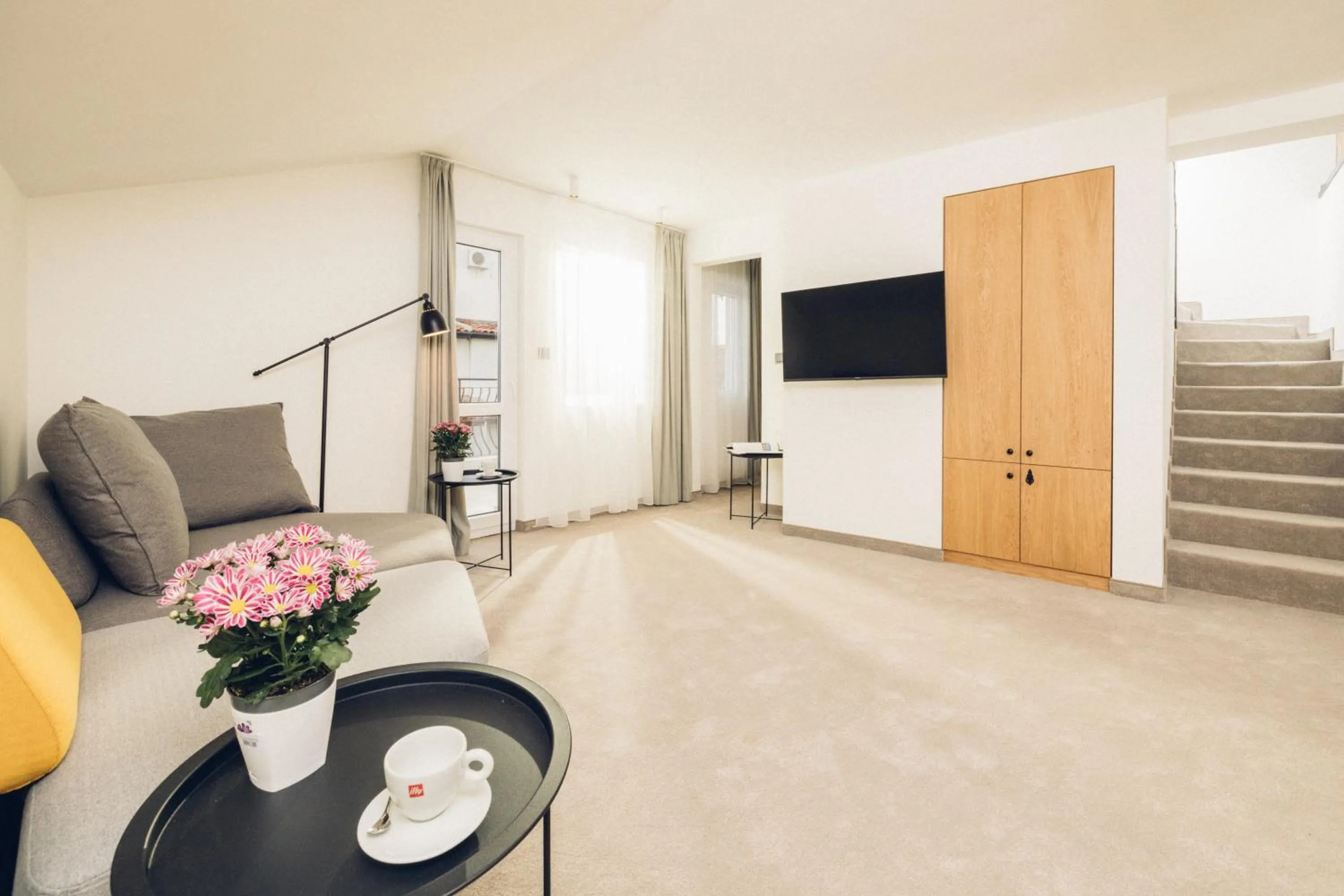 Communal lounge/ TV room in Antares City Sozopol