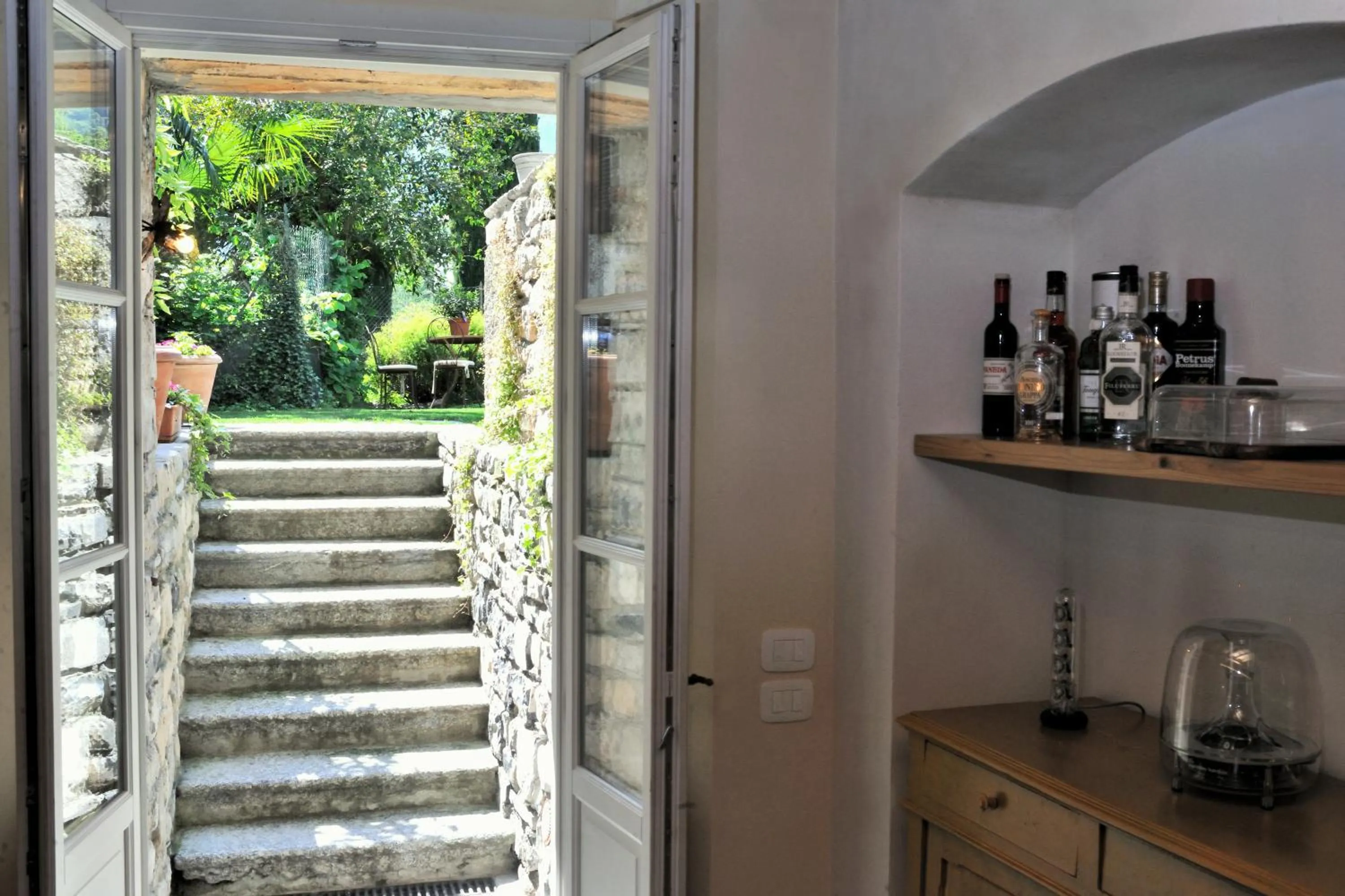 Garden view in Casa Lumaca