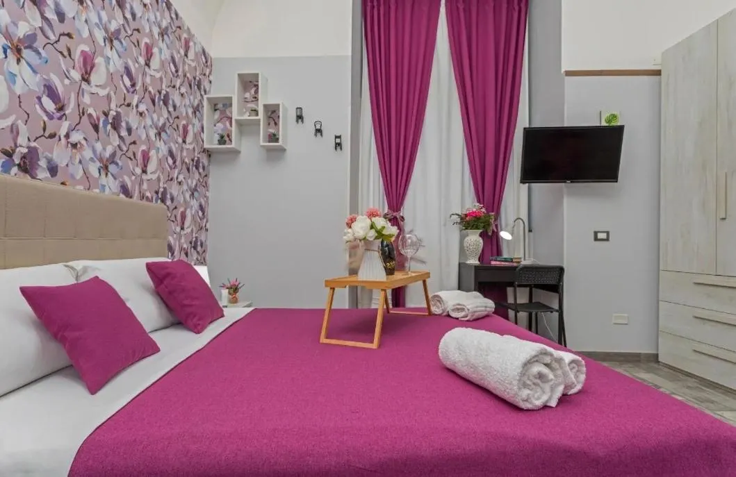 Bed in Sicily house