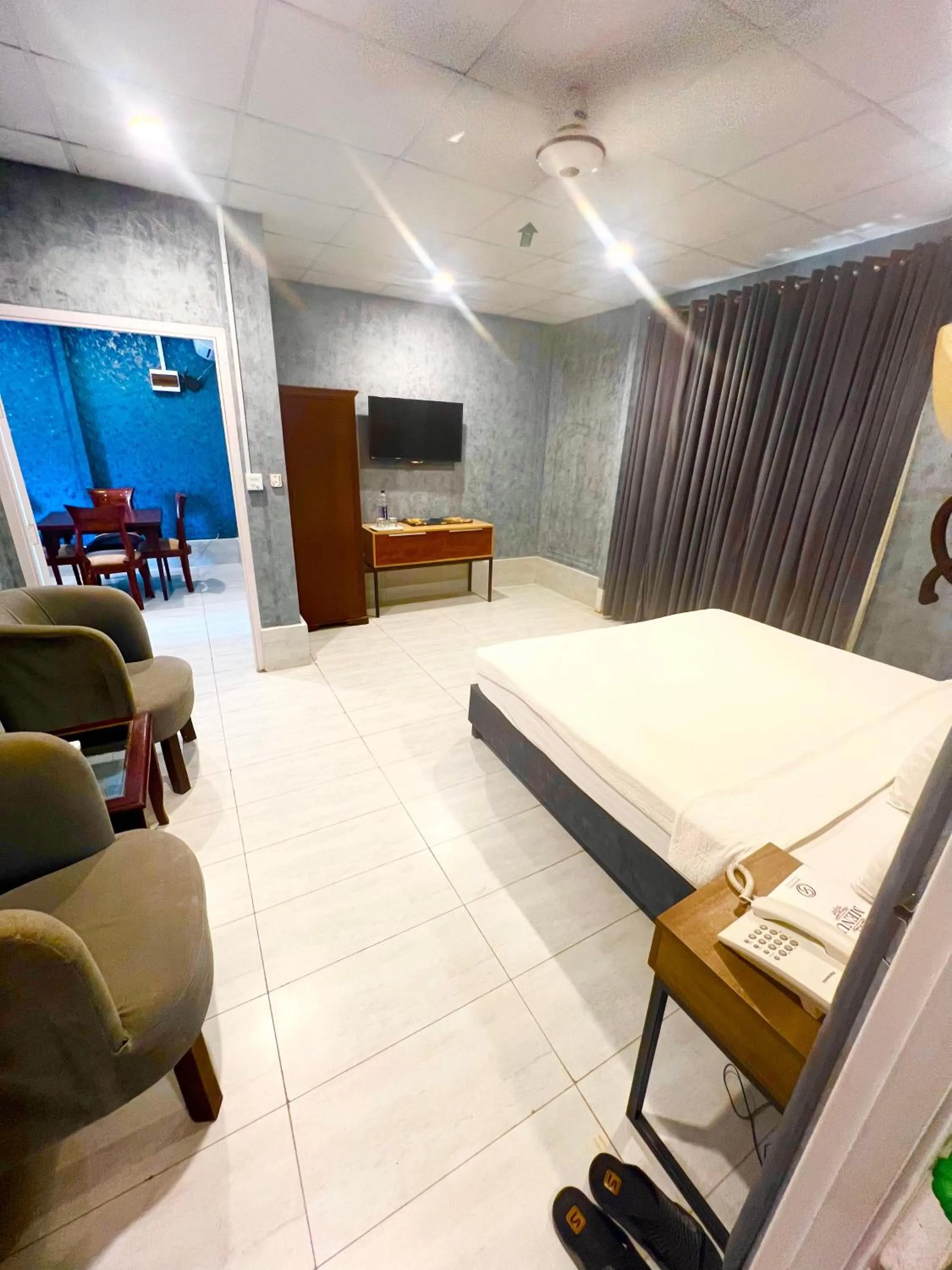 Bed in Shelton Guest House