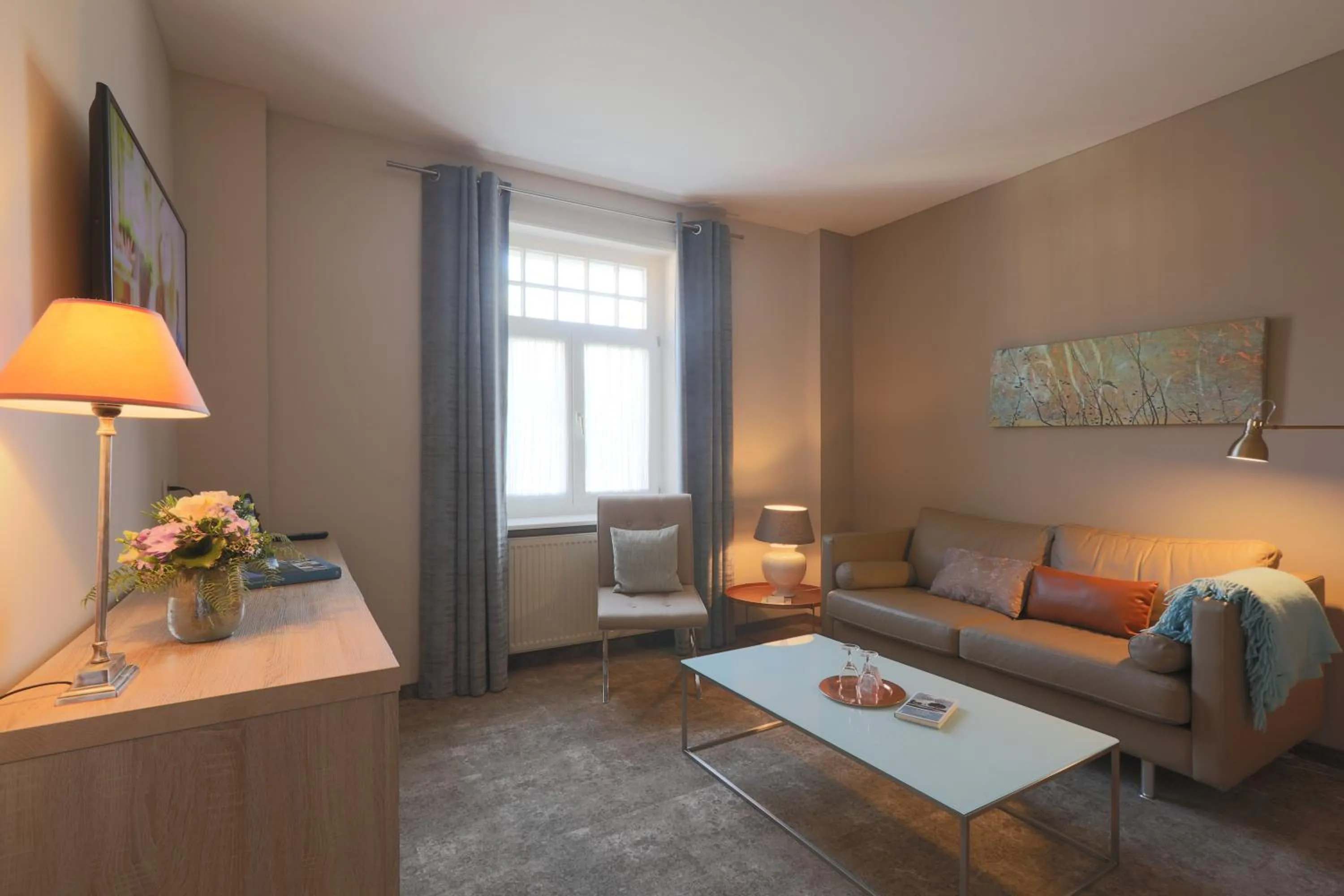 Living room in Romantik Hotel am Brühl