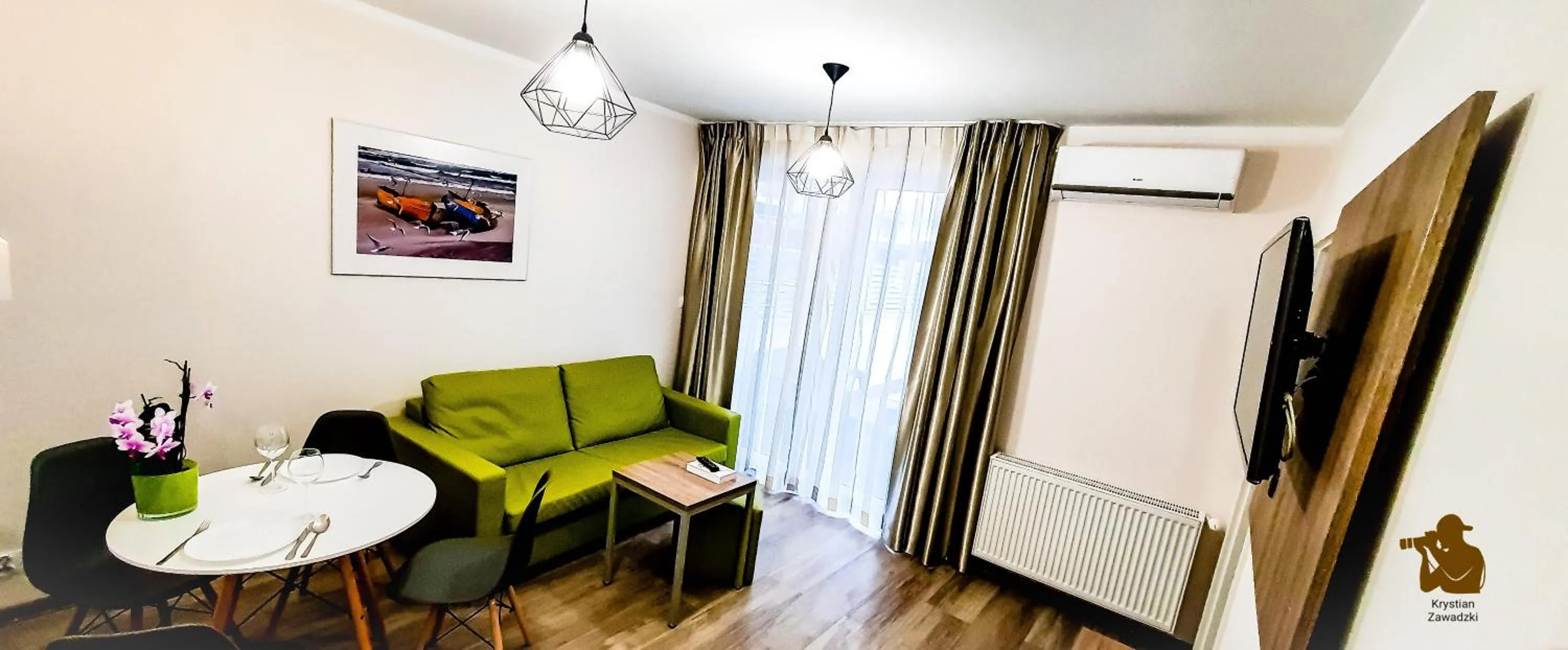 Living room in Baltic Cliff Apartamenty