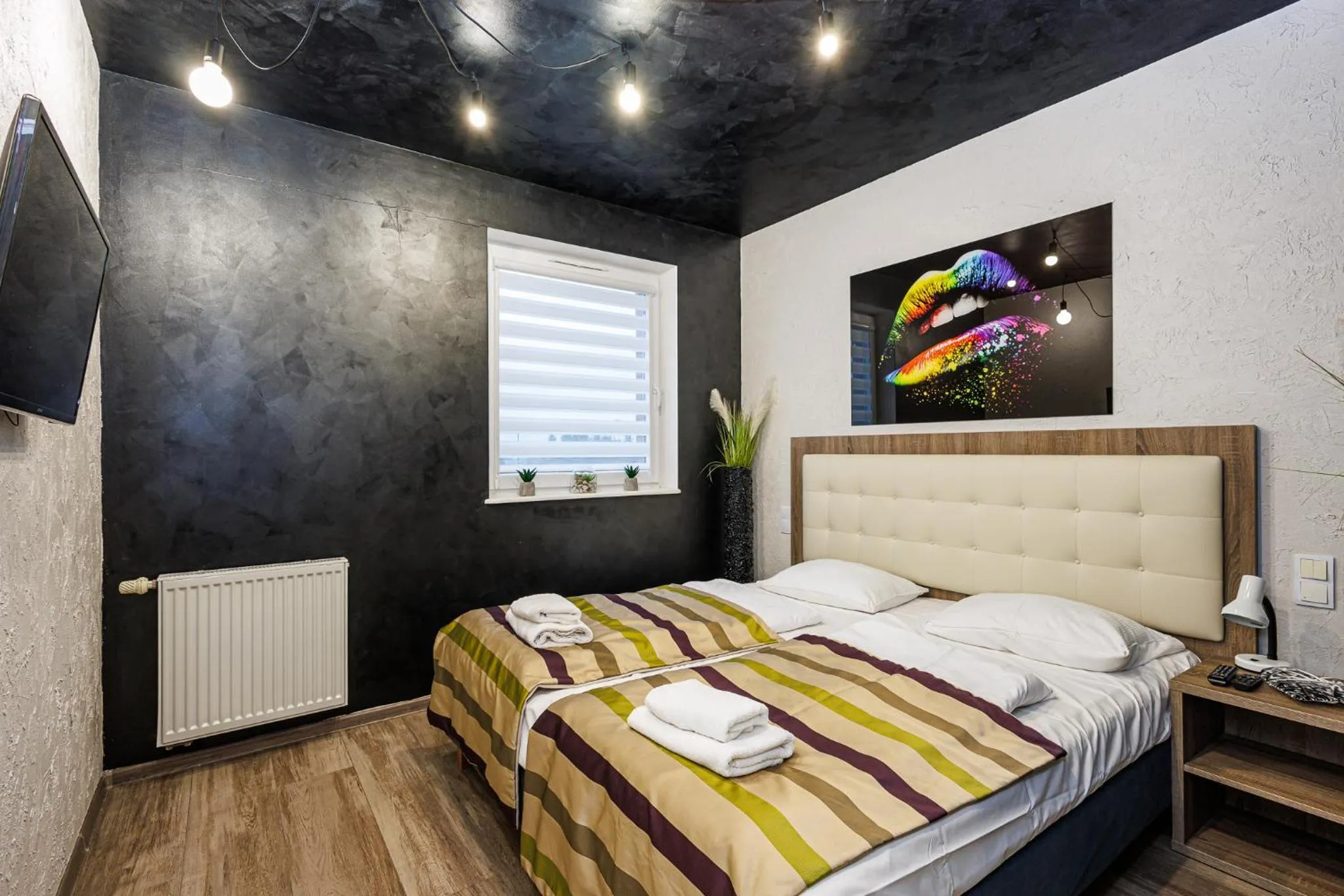 Bed in Baltic Cliff Apartamenty