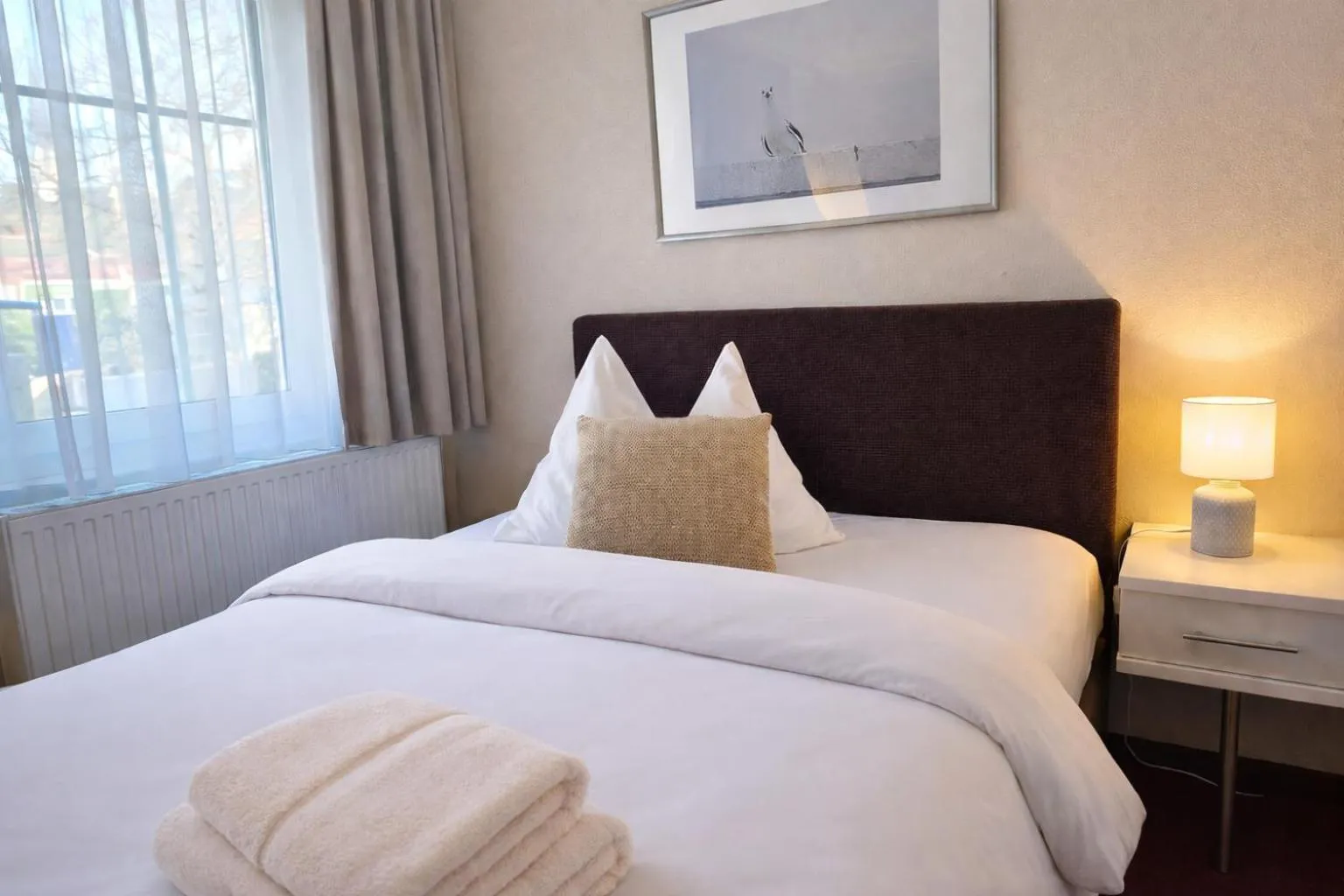 Bed in Stadthotel Kramer