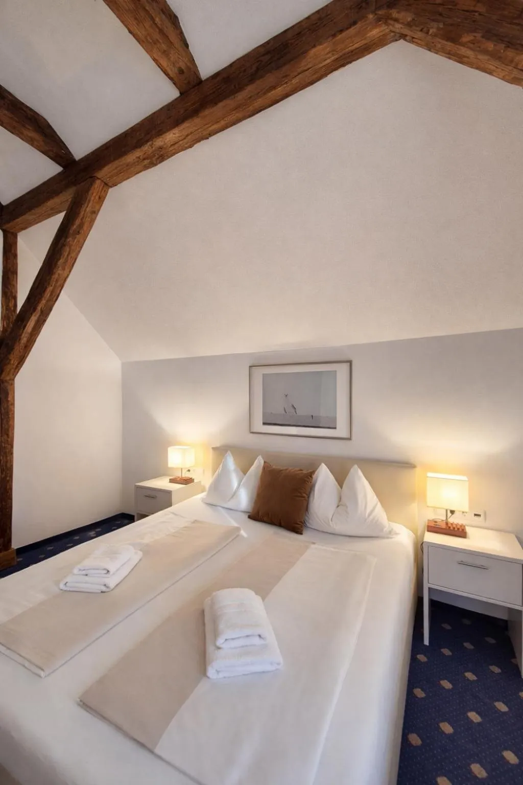 Bed in Stadthotel Kramer