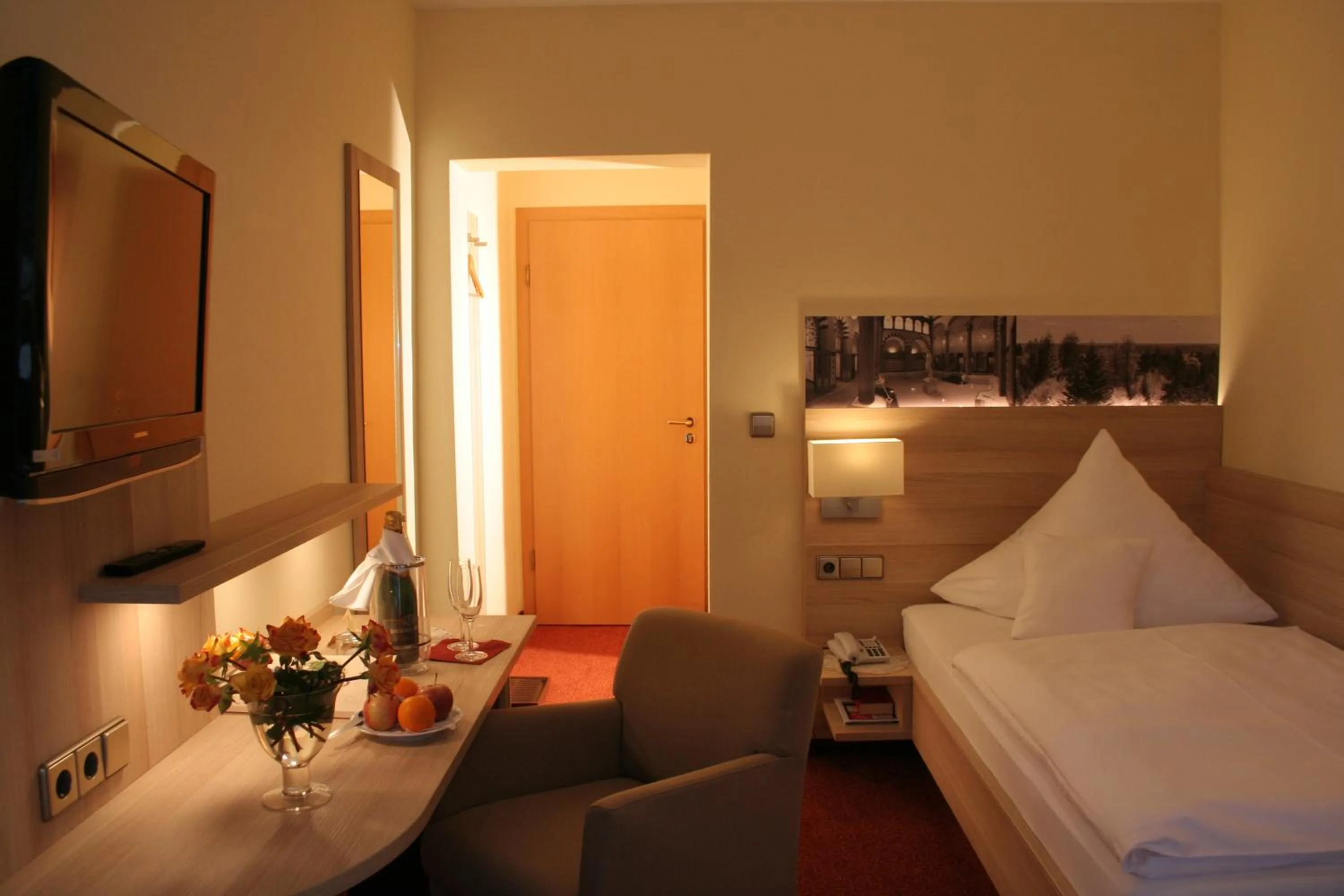 Photo of the whole room, Bed in Hotel Sonnenhof