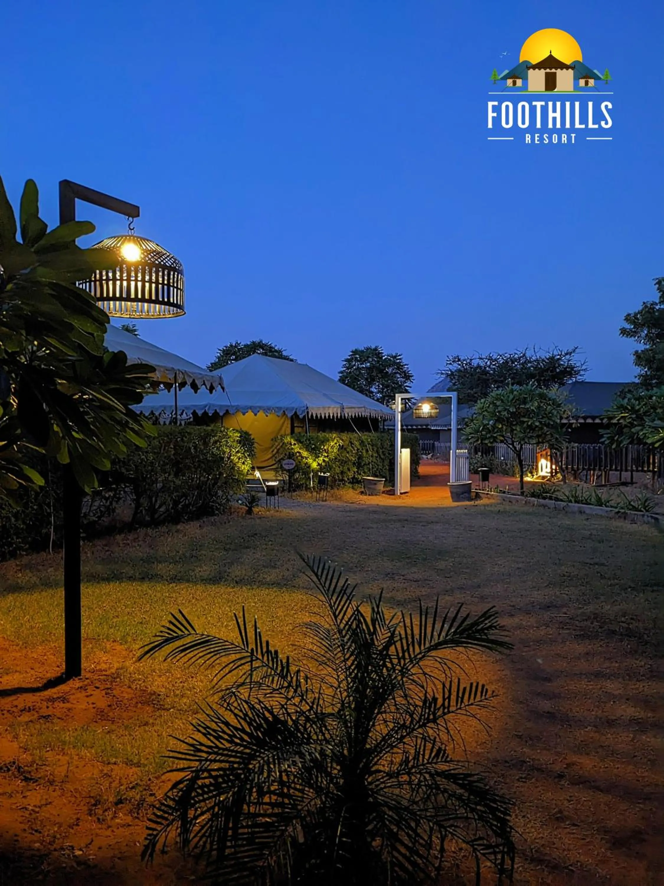 Natural landscape in Foothill Pushkar Resort