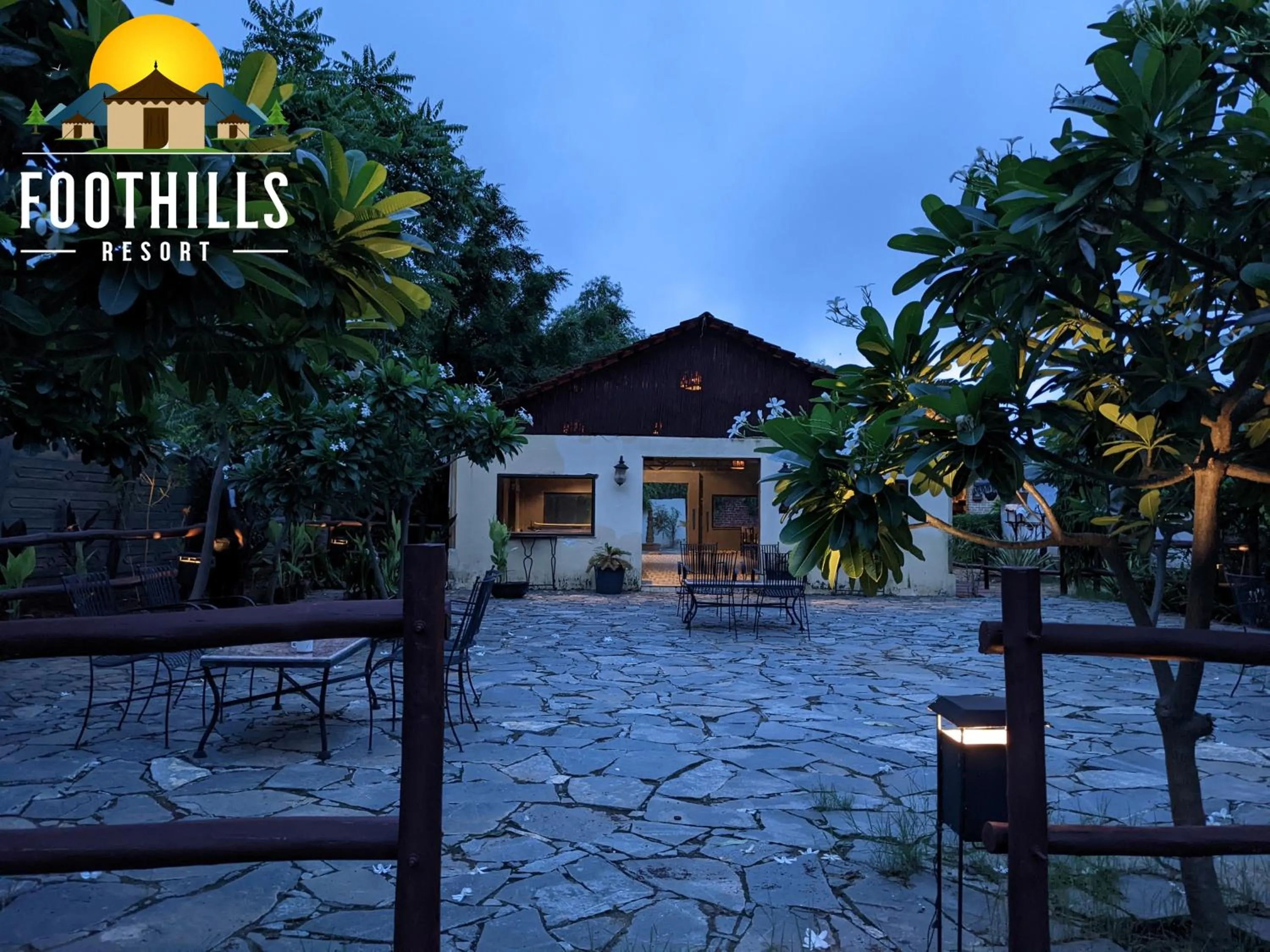 Property building in Foothill Pushkar Resort