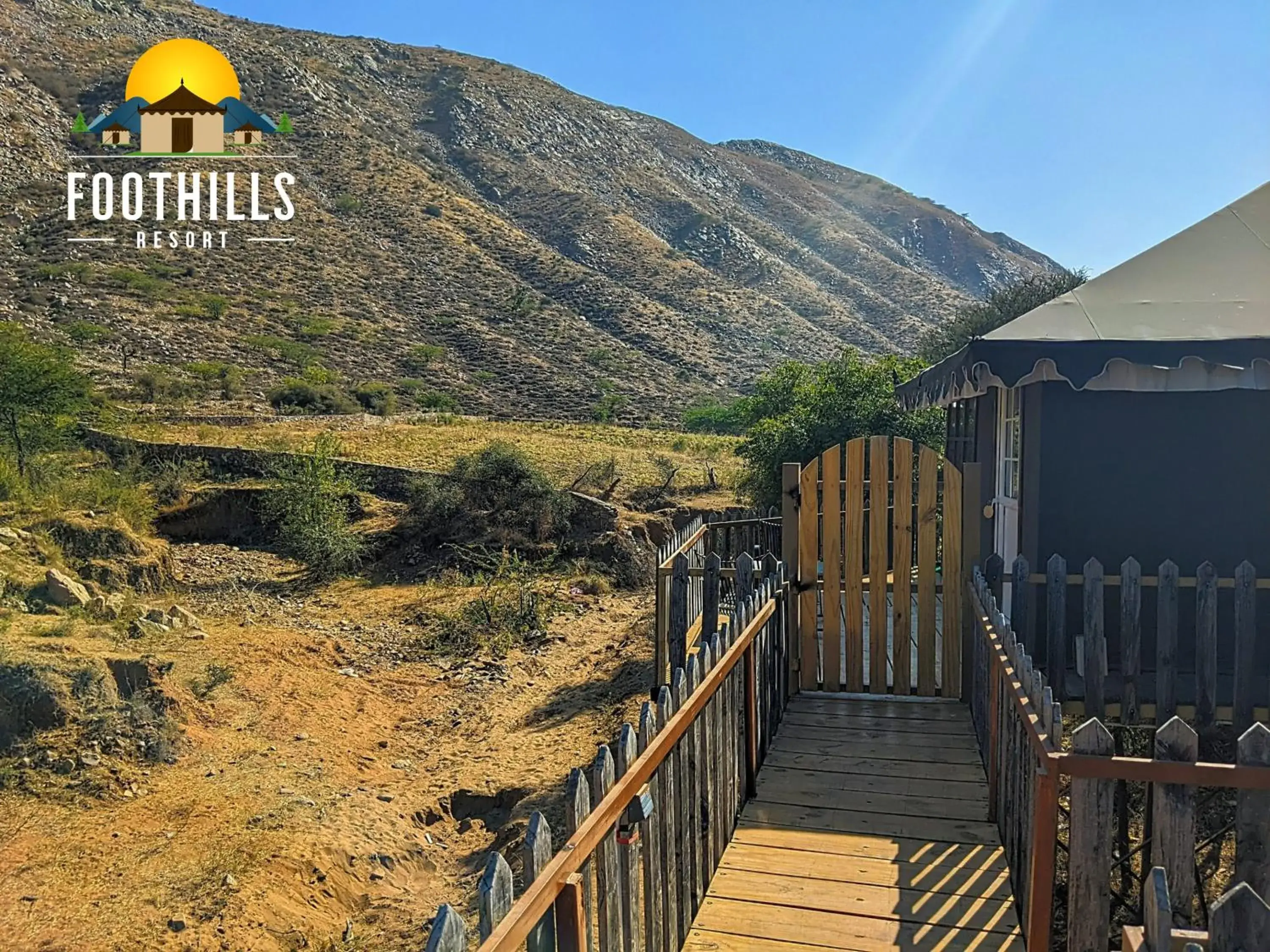 Mountain view in Foothill Pushkar Resort Mountain view in Foothill Pushkar Resort