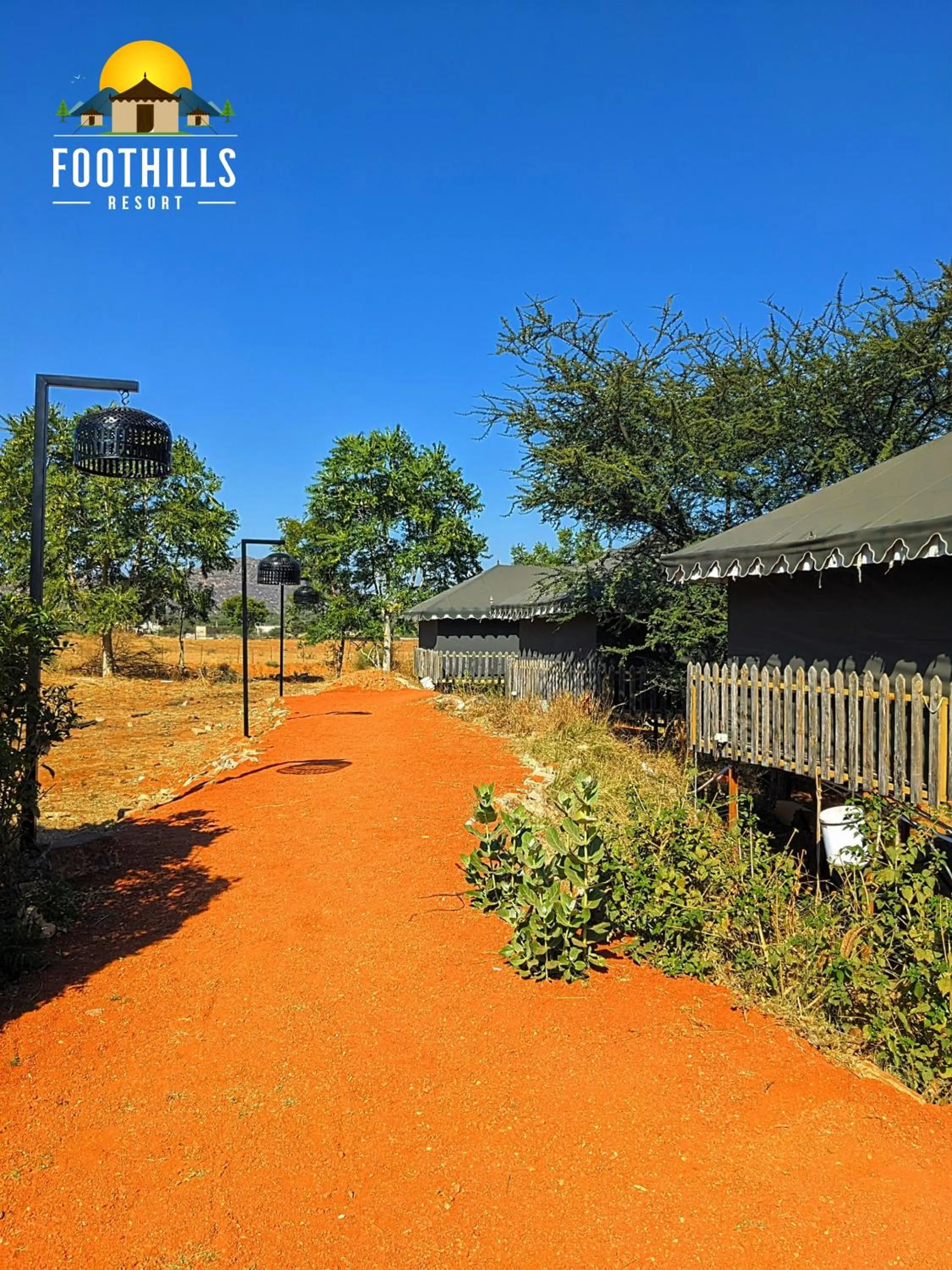Facade/entrance in Foothill Pushkar Resort