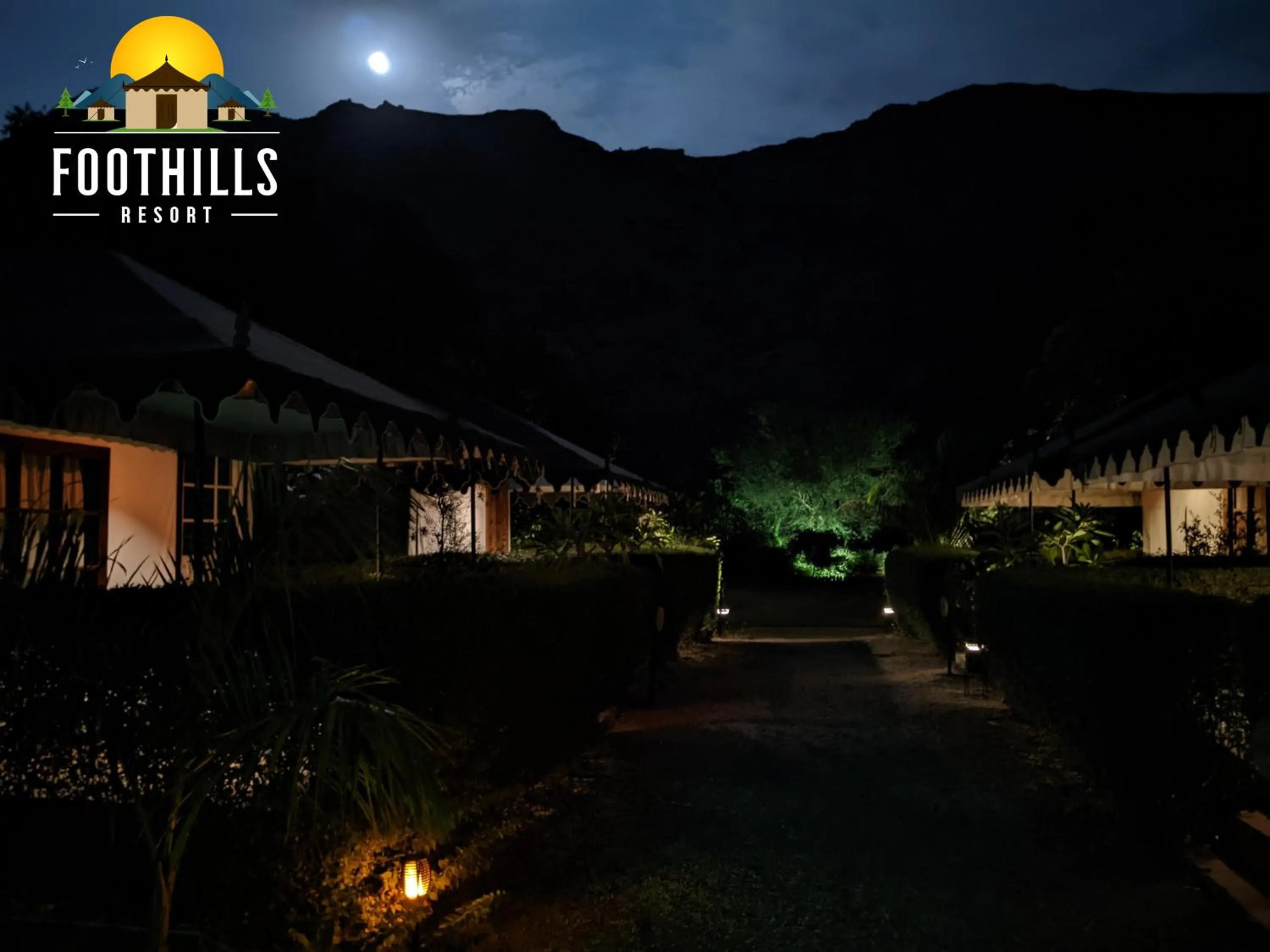 Night in Foothill Pushkar Resort