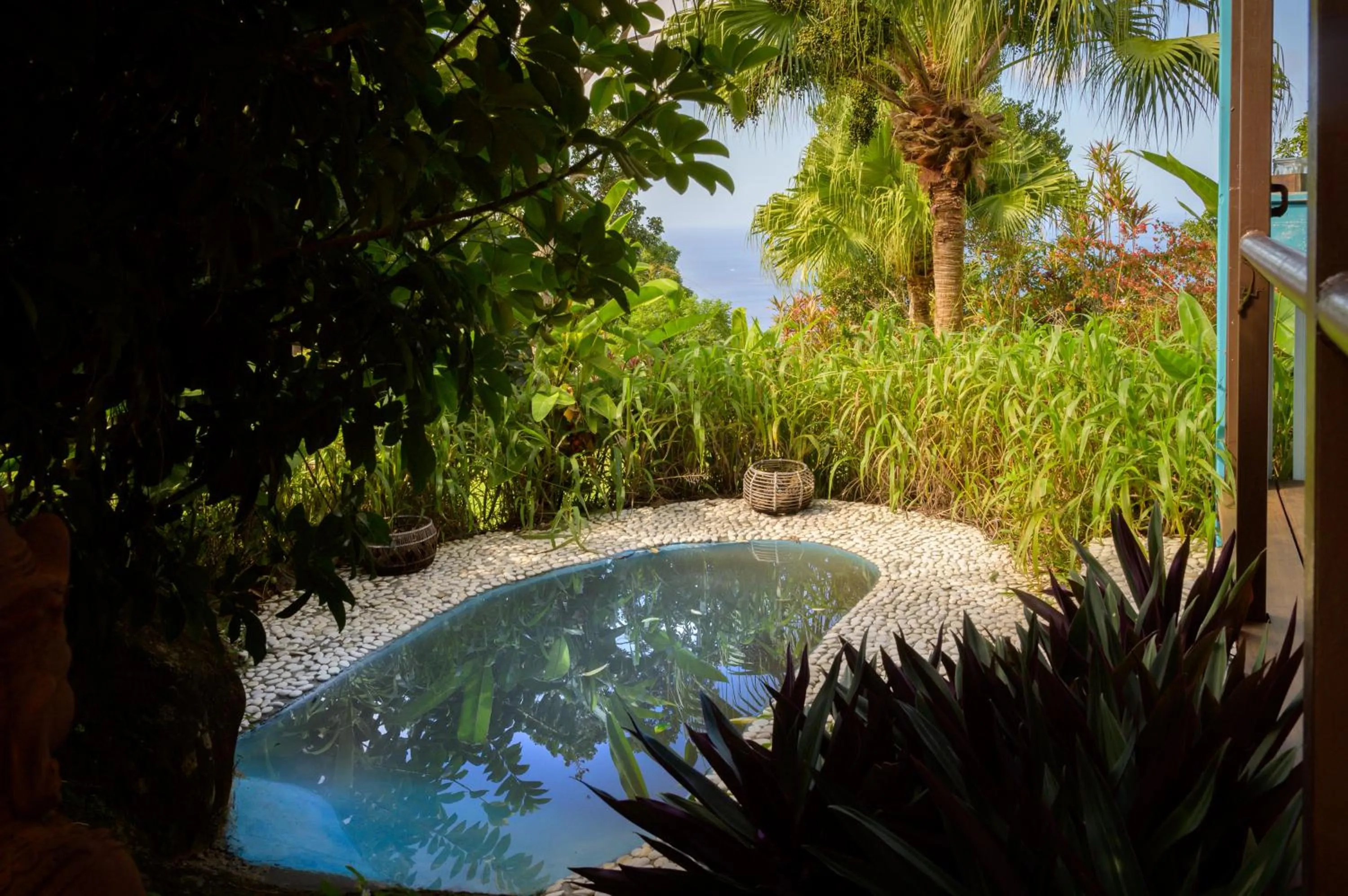 Hot Spring Bath in TropicAngel ECOLODGE de Charme
