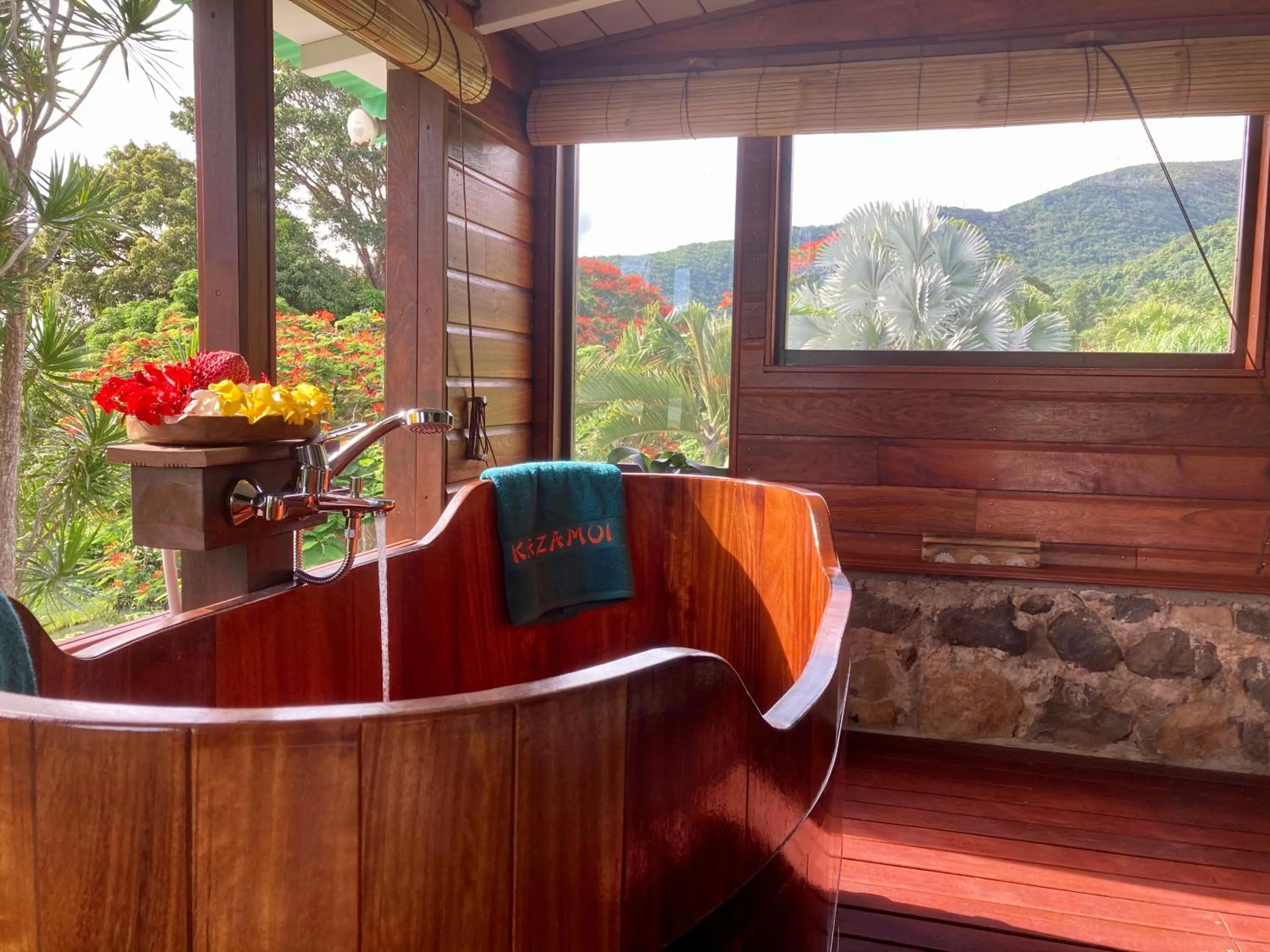 Bathroom in TropicAngel ECOLODGE de Charme