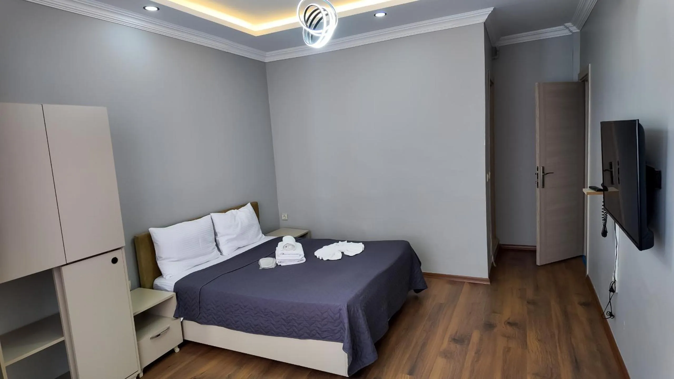 Bedroom, Bed in Sisli House By Remar Holding