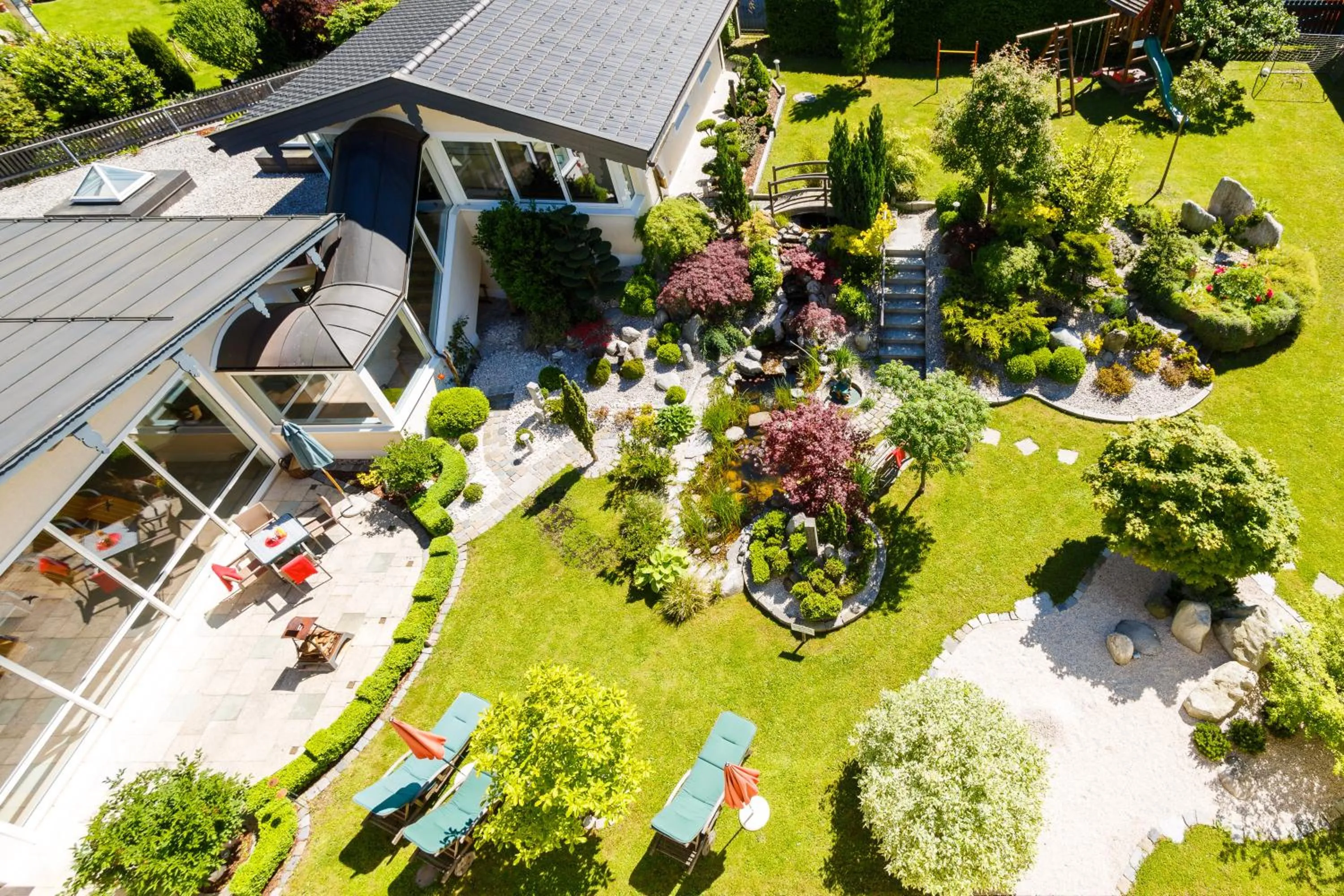 Garden in Hotel zur Post