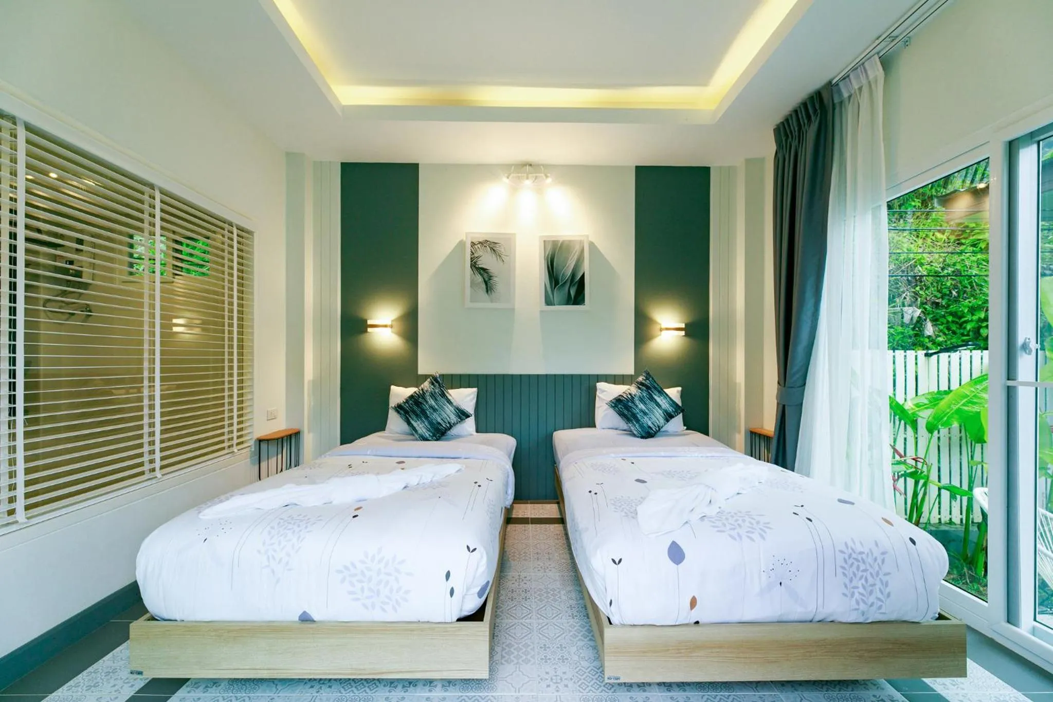 Bed in Magical Mountain View Resort