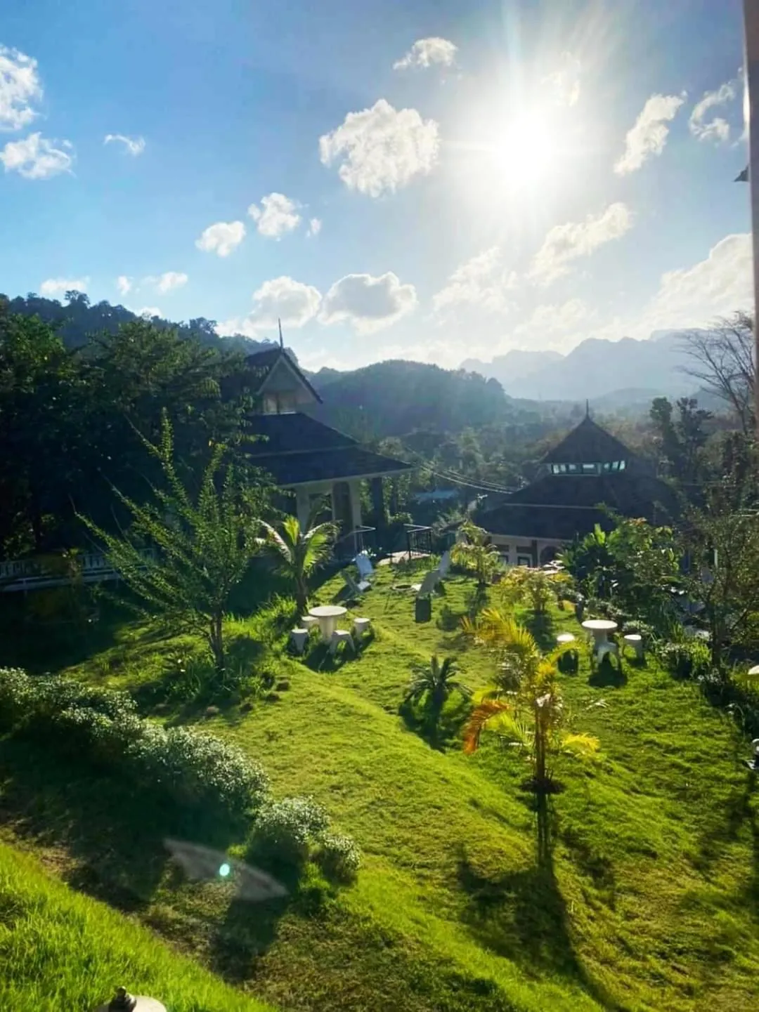 Garden view in Magical Mountain View Resort